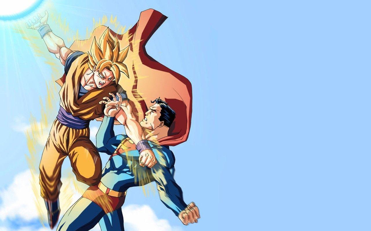 Superman, Son Goku Wallpaper HD / Desktop and Mobile Background