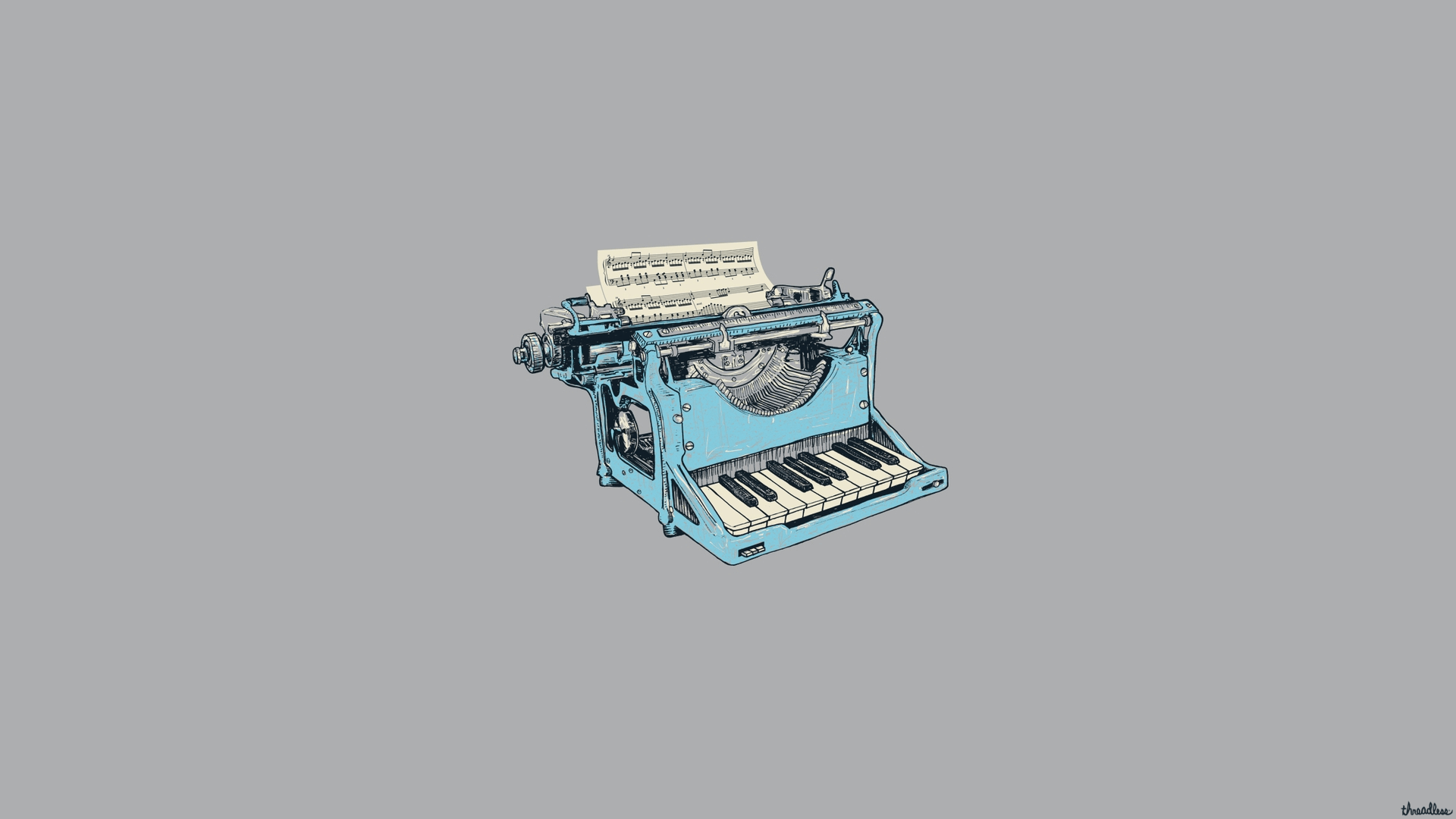 Typewriter Computer Wallpaper, Desktop Backgroundx1080