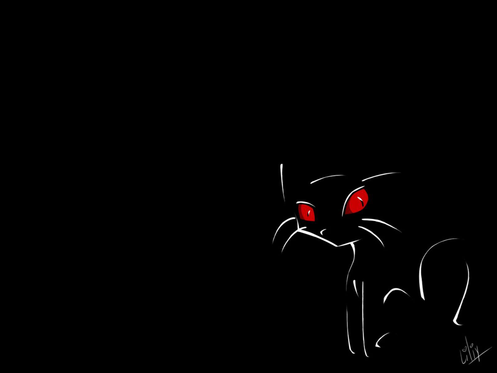 Watch more like Gothic Black Cat Wallpaper