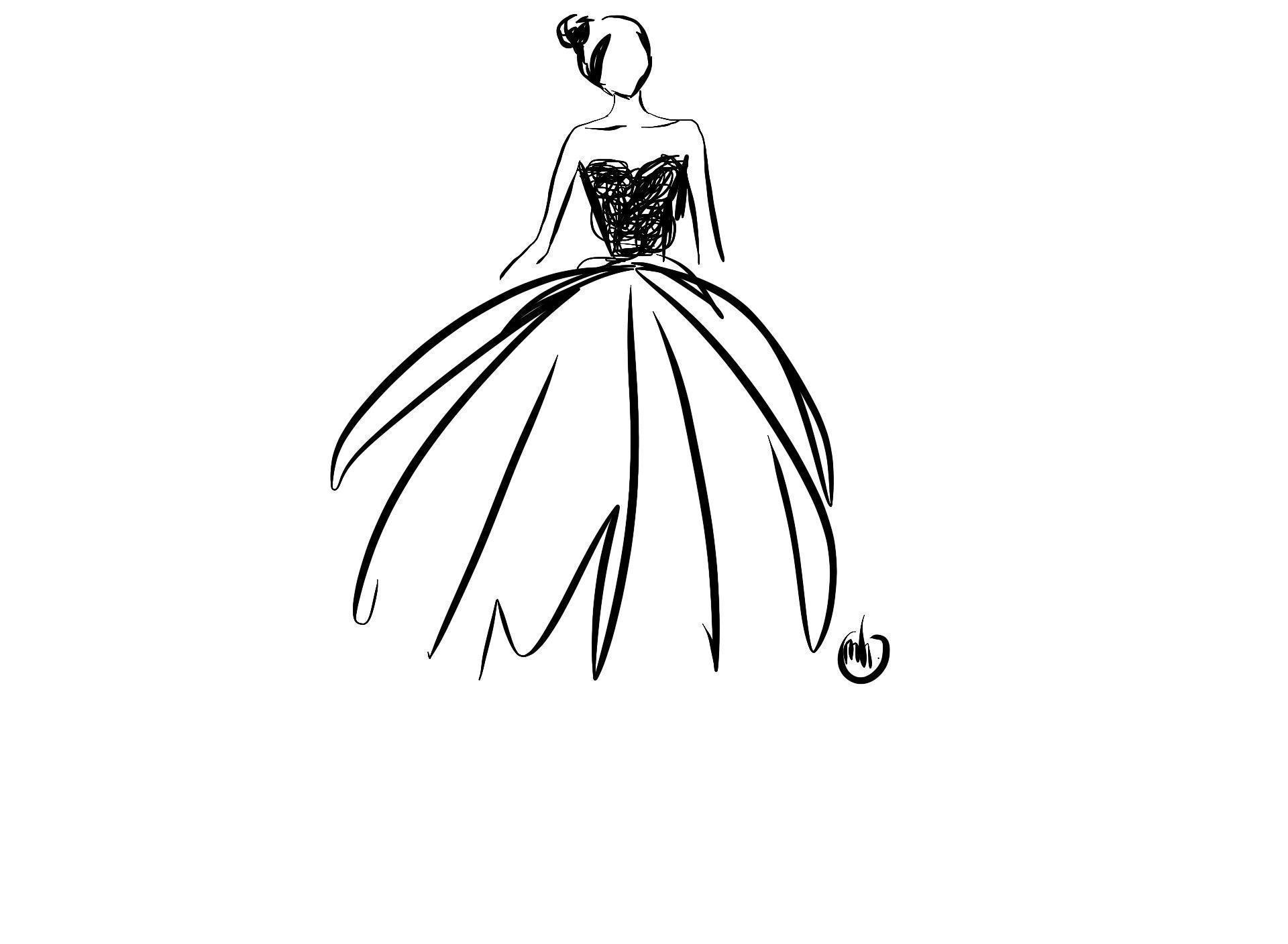 fashion design sketches black and white #BlackAndWhite, #Design