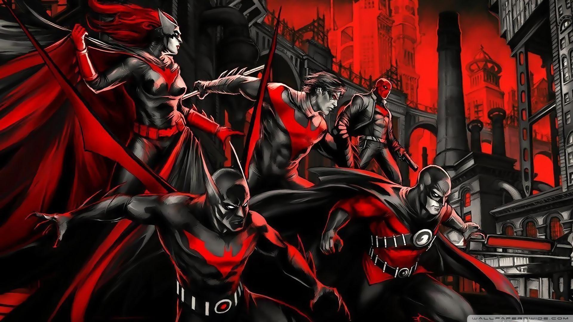 Nightwing and Red Hood HD desktop wallpaper, High Definition