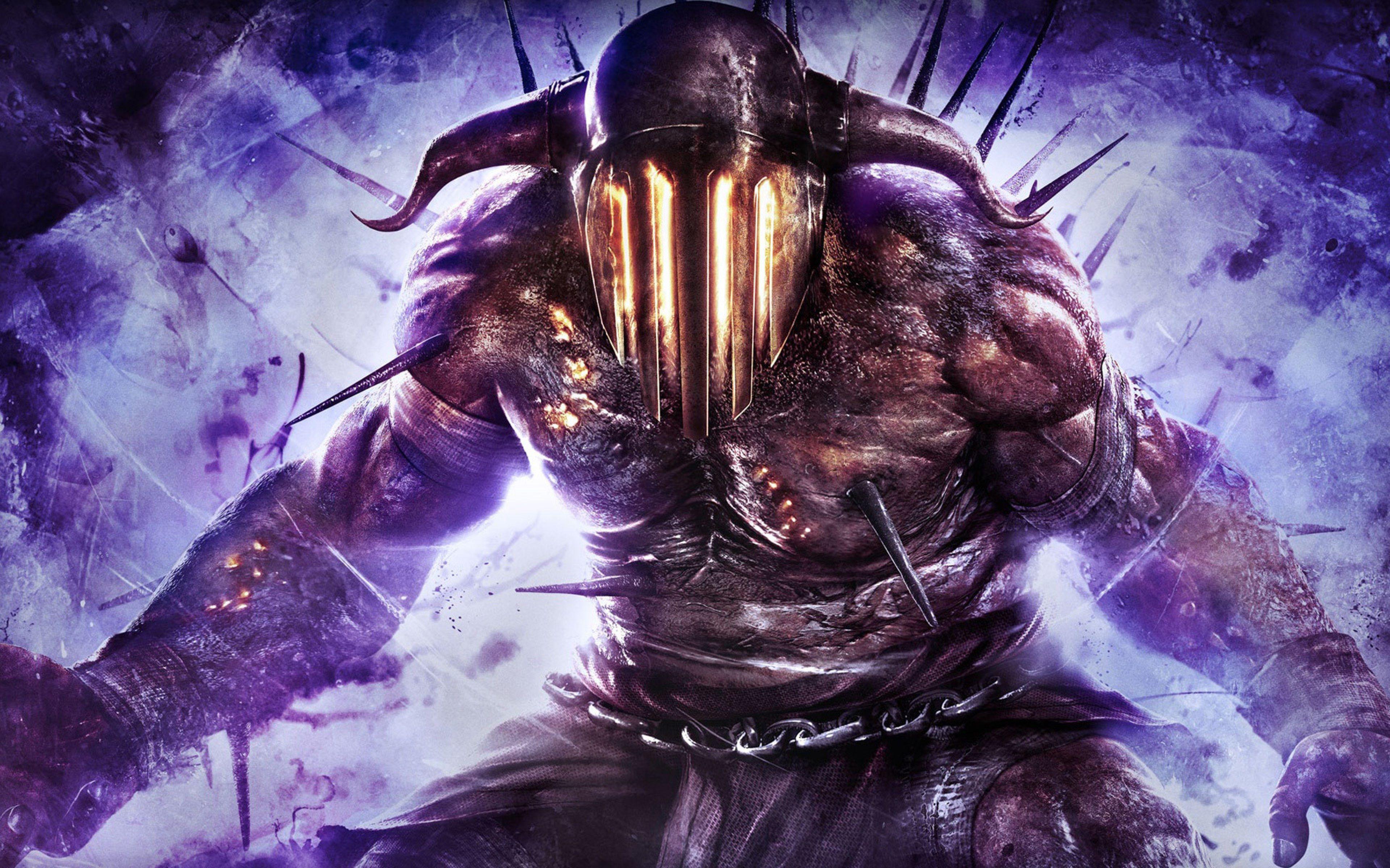 HD Background God Of War GOW Ascension Hades Art Purple Devil