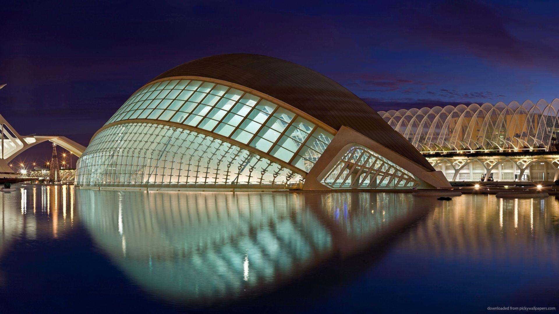 HD Hemisferic City Of Arts And Sciences Of Valencia Wallpaper