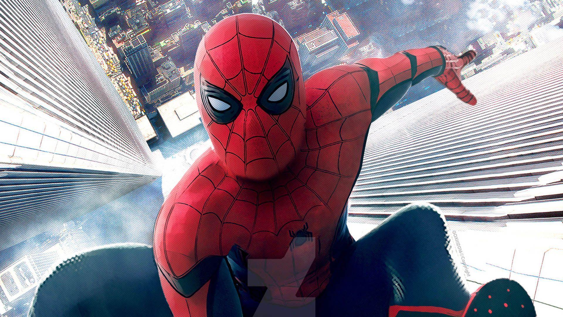 Spider Man Climbing Buildings Man: Homecoming