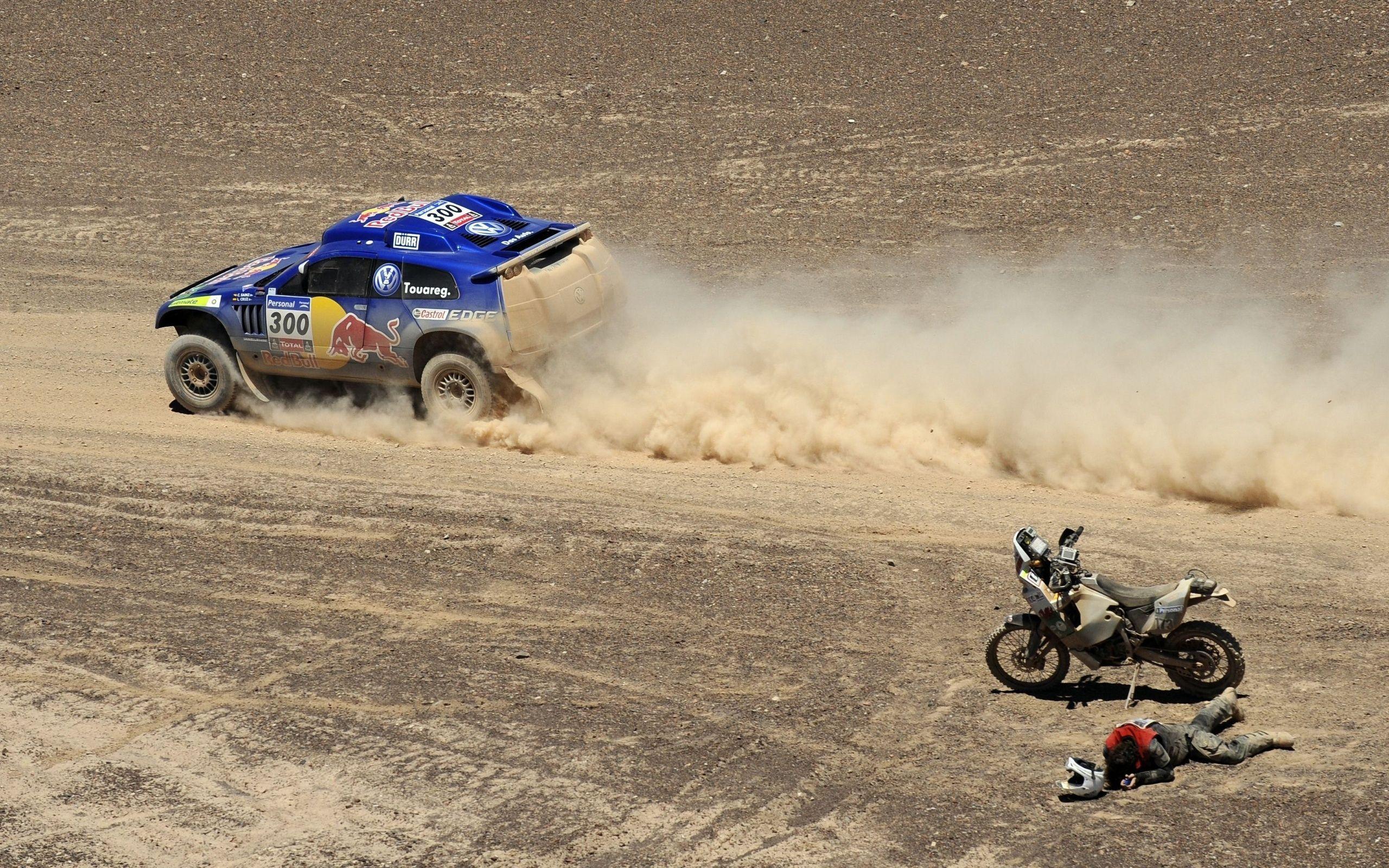 Race, Dakar, Volkswagen, Sports, Motorcycle, Dakar
