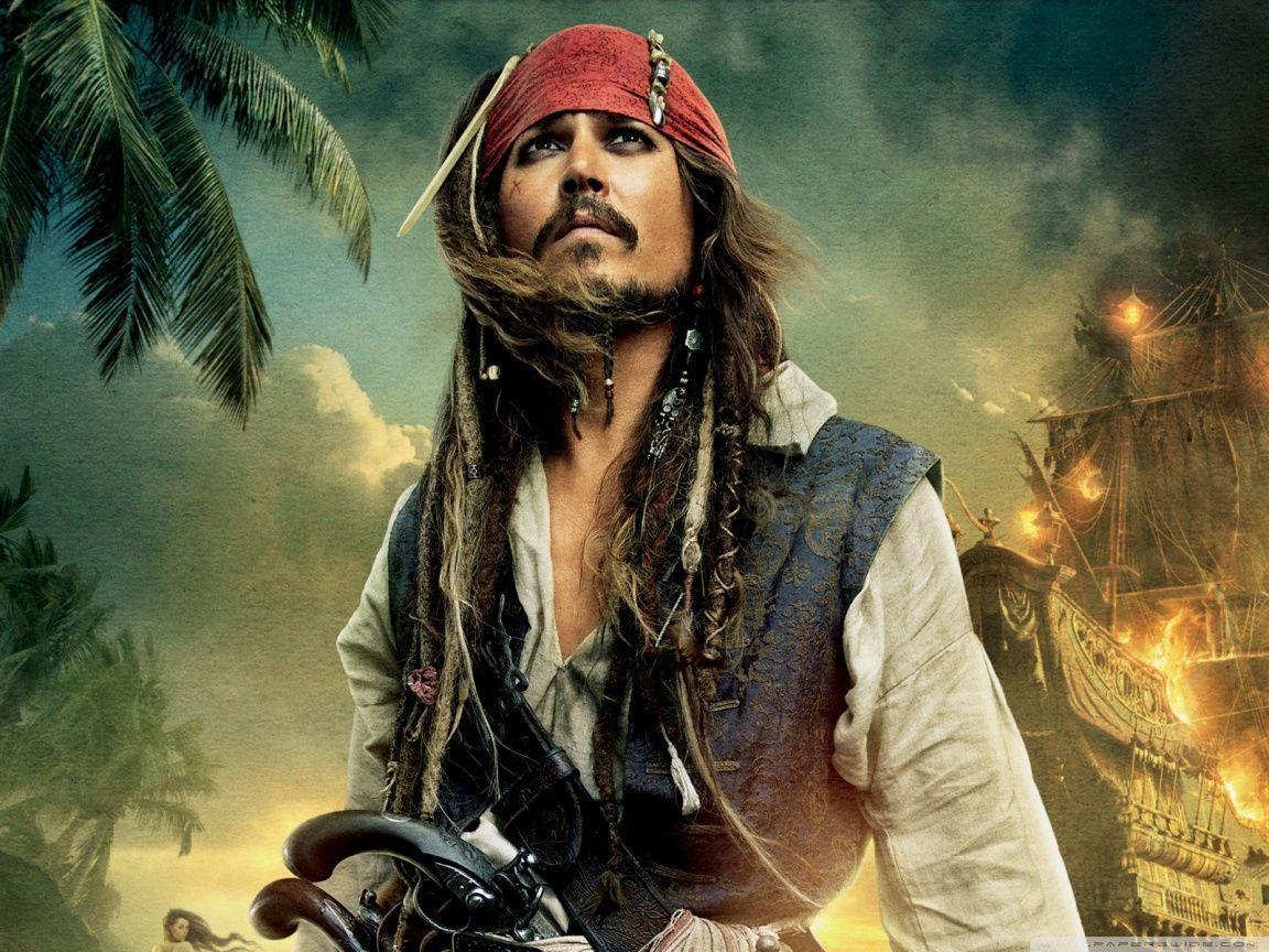 Pirates of the Caribbean Johnny Depp Captain Jack Sparrow HD