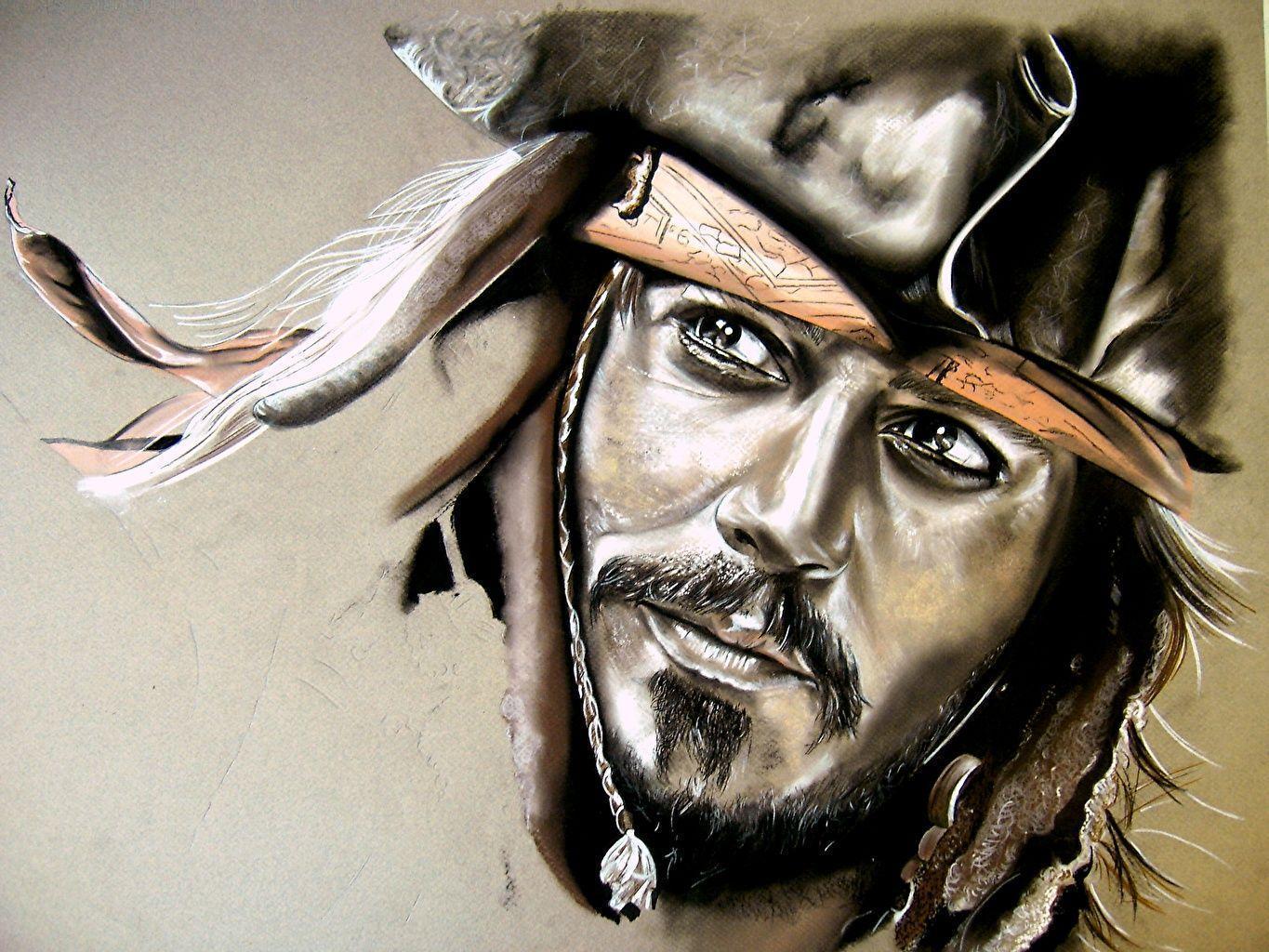 Wallpaper Pirates of the Caribbean Johnny Depp Pirates Moustache