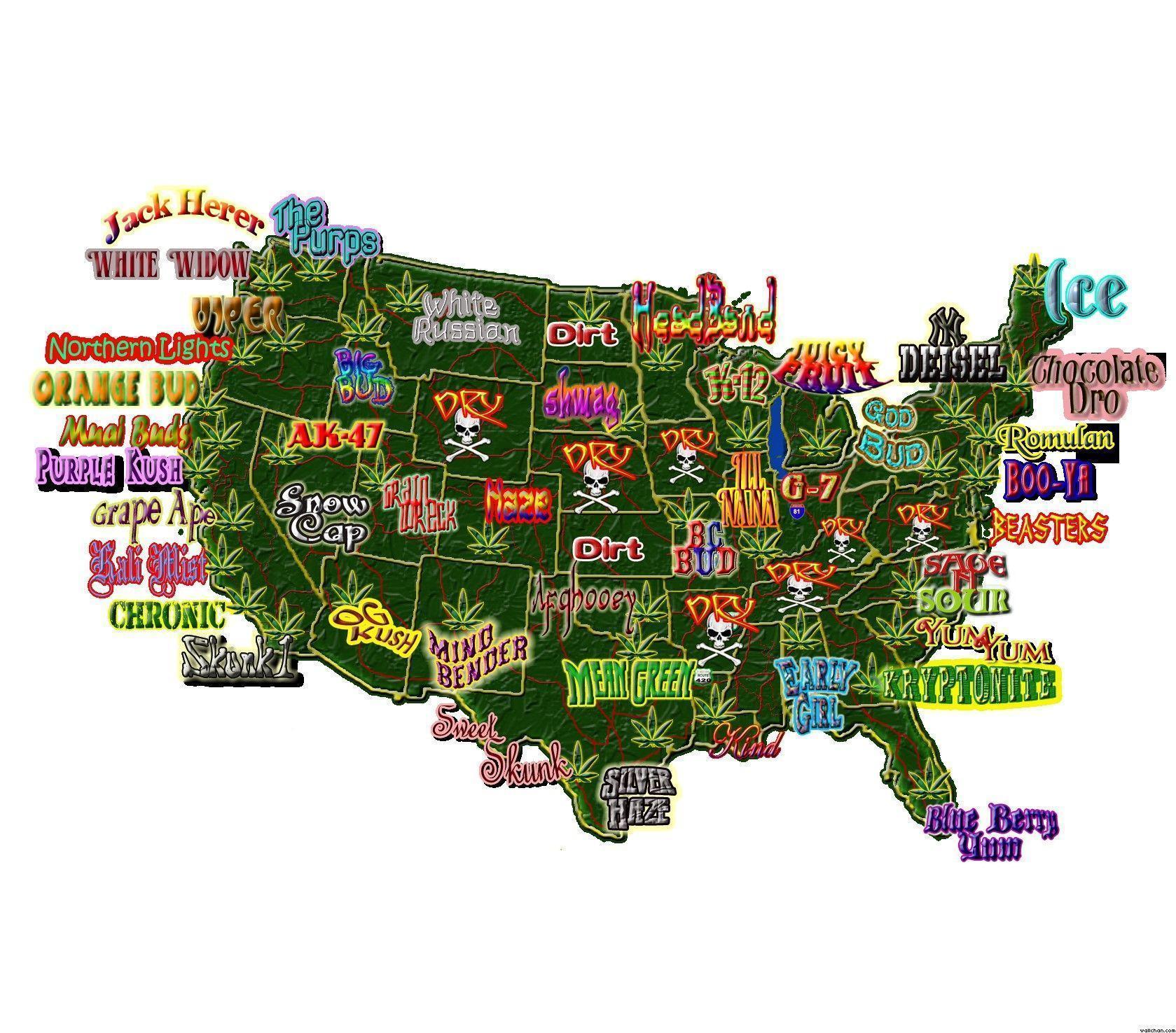 USA weed map Archives