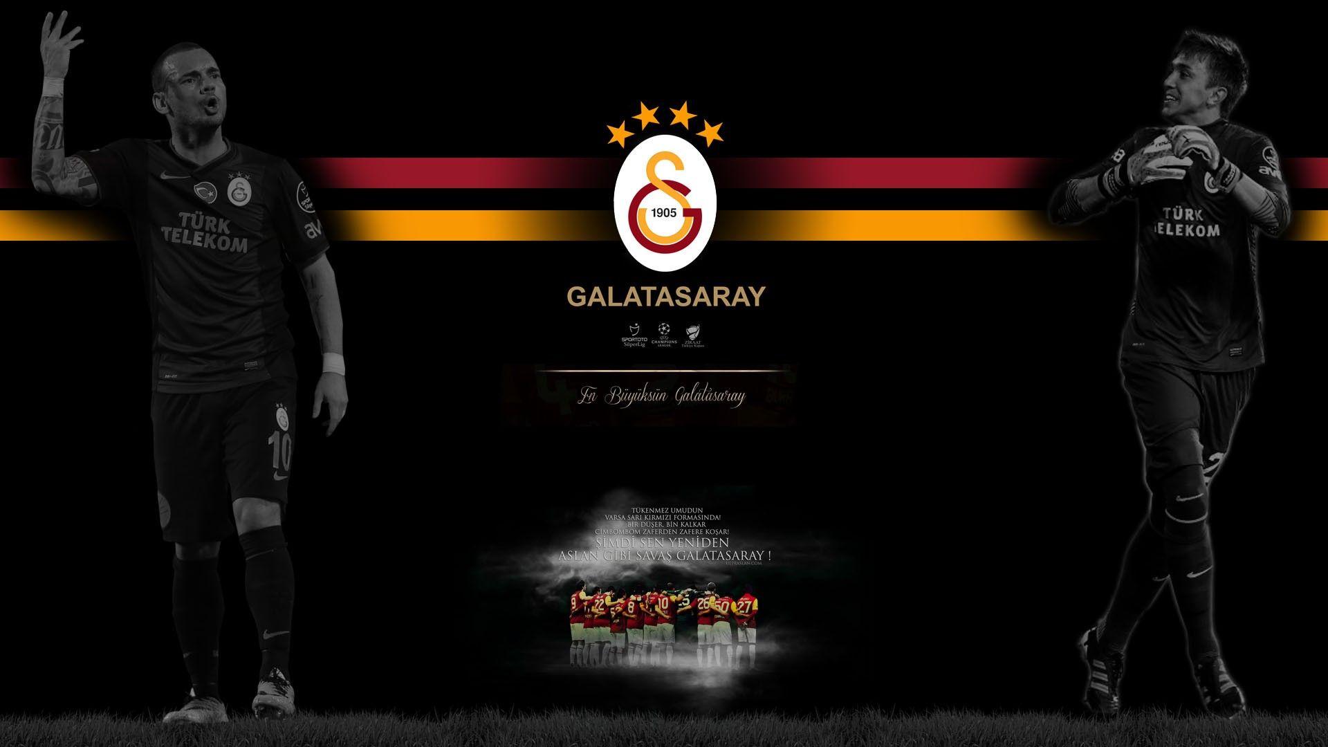 Galatasaray S.K., Fernando Muslera, Wesley Sneijder Wallpaper HD