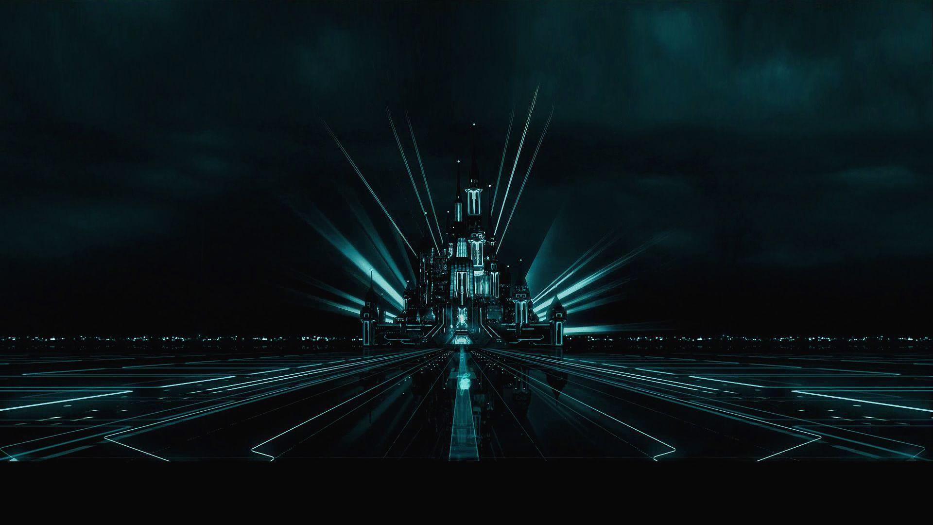 the disney castle from tron. You are viewing a Movies Wallpaper