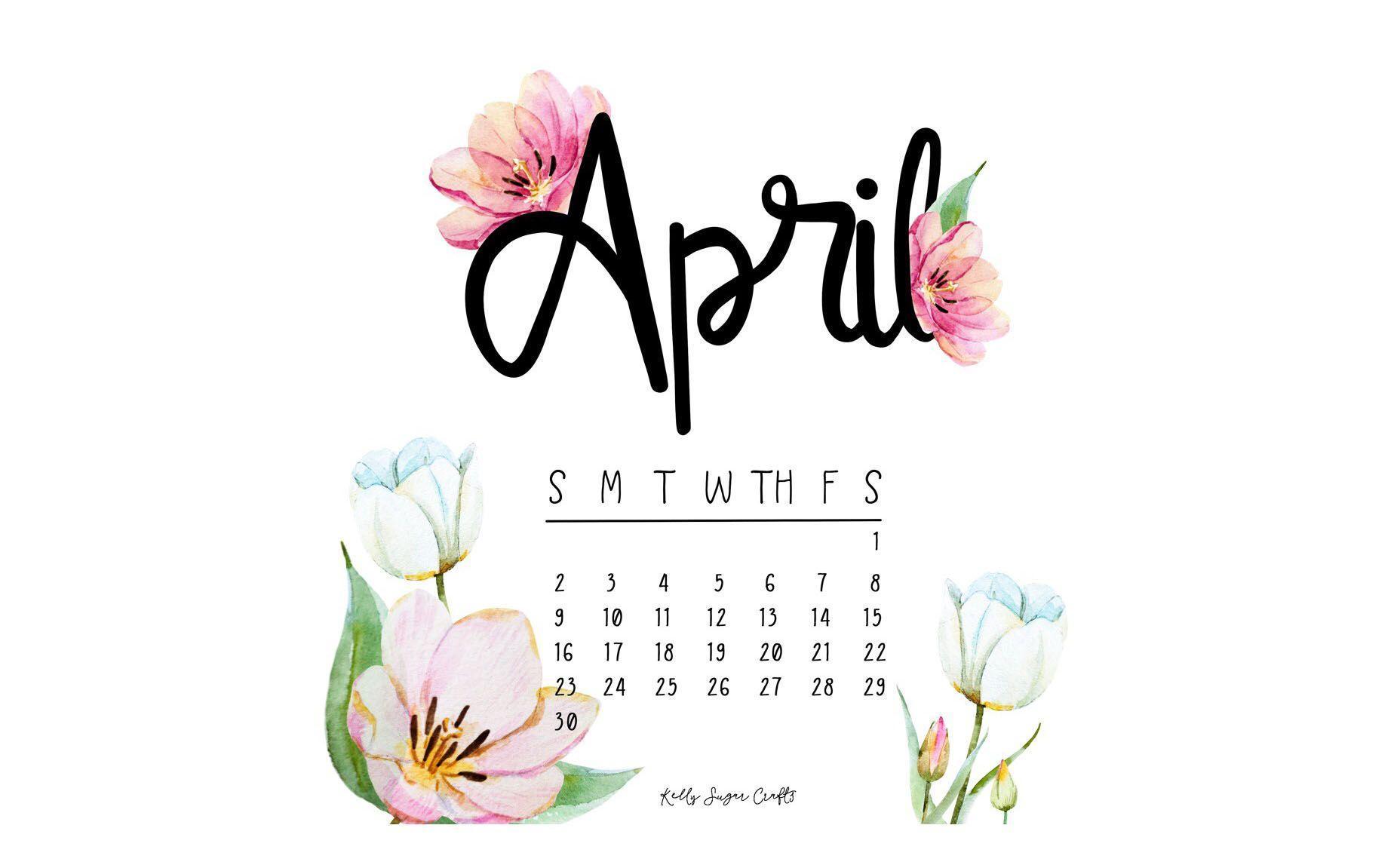 April 2017 Freebies: Printable Calendar + Wallpaper