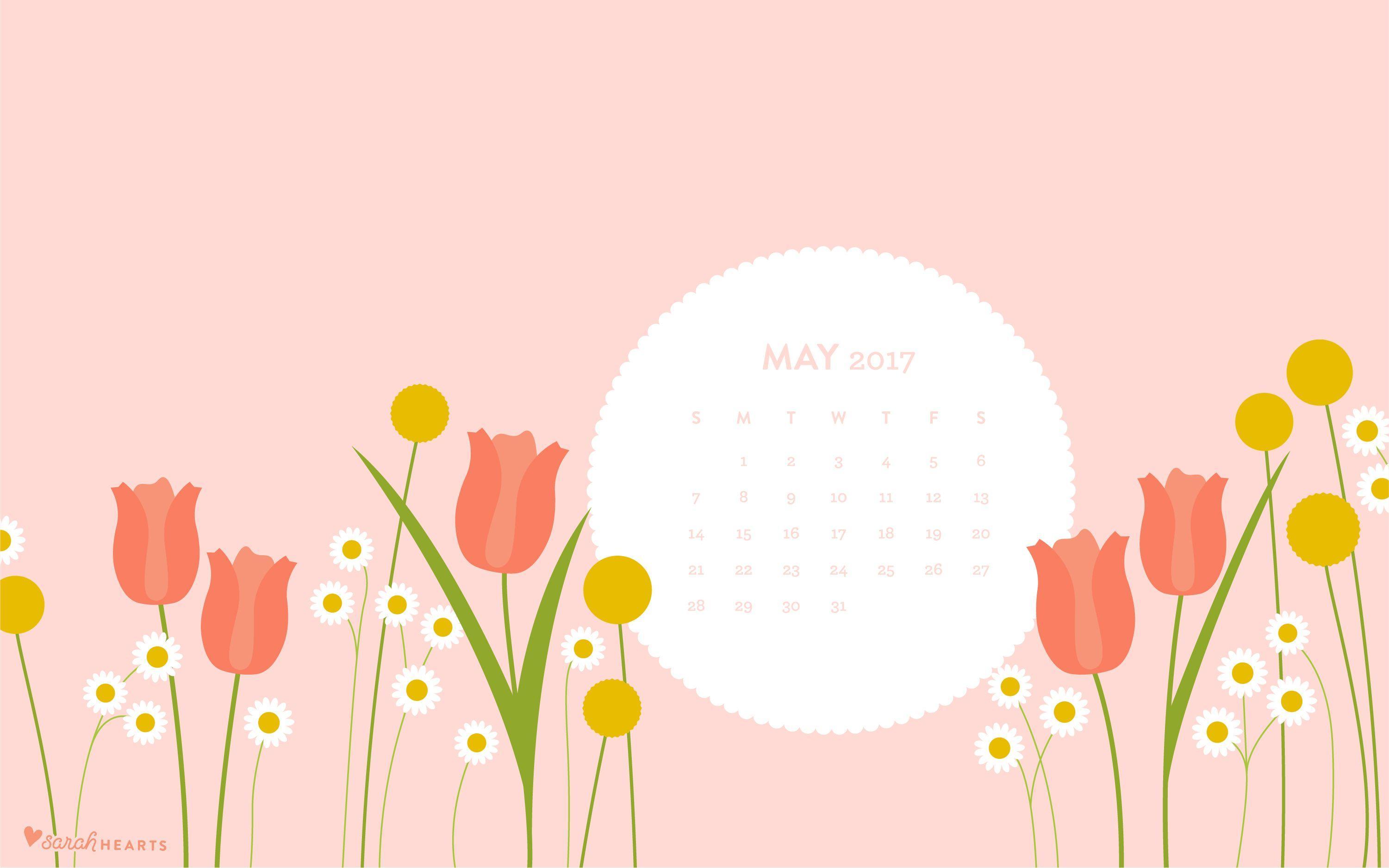 May 2017 Calendar Wallpaper