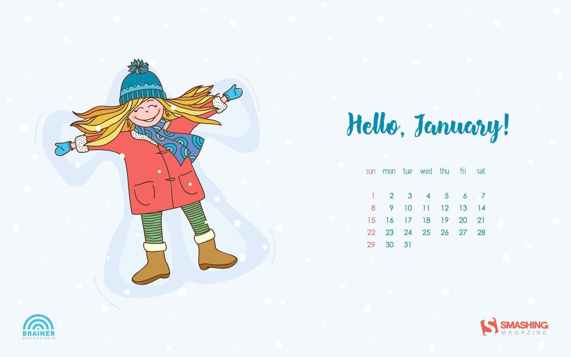 Desktop Wallpaper Calendars: January 2017
