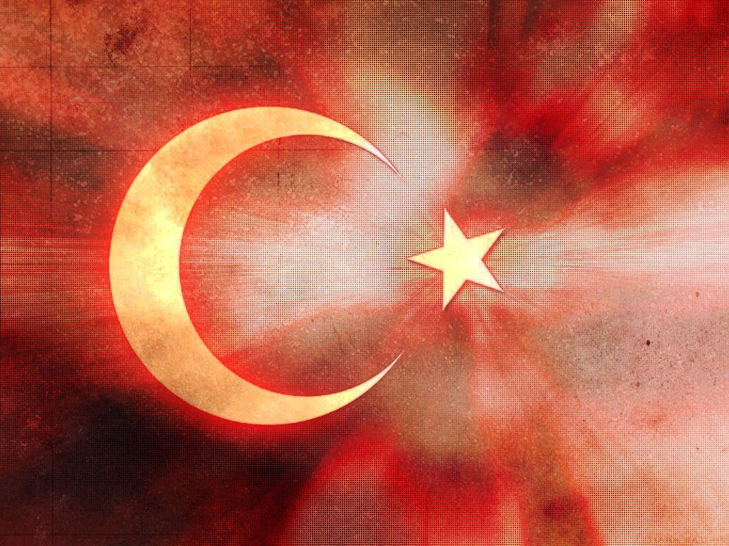Rustic Turkey Flag Wallpaper