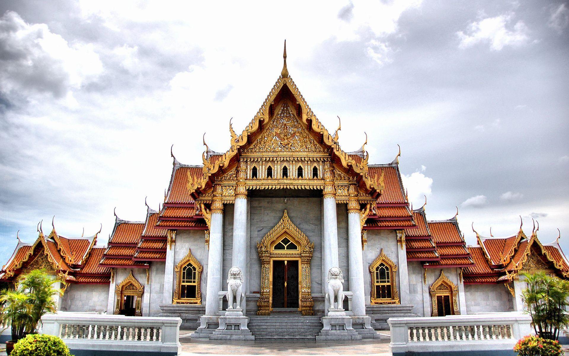 Marble Temple Bangkok Wallpaper HD Download For Desktop