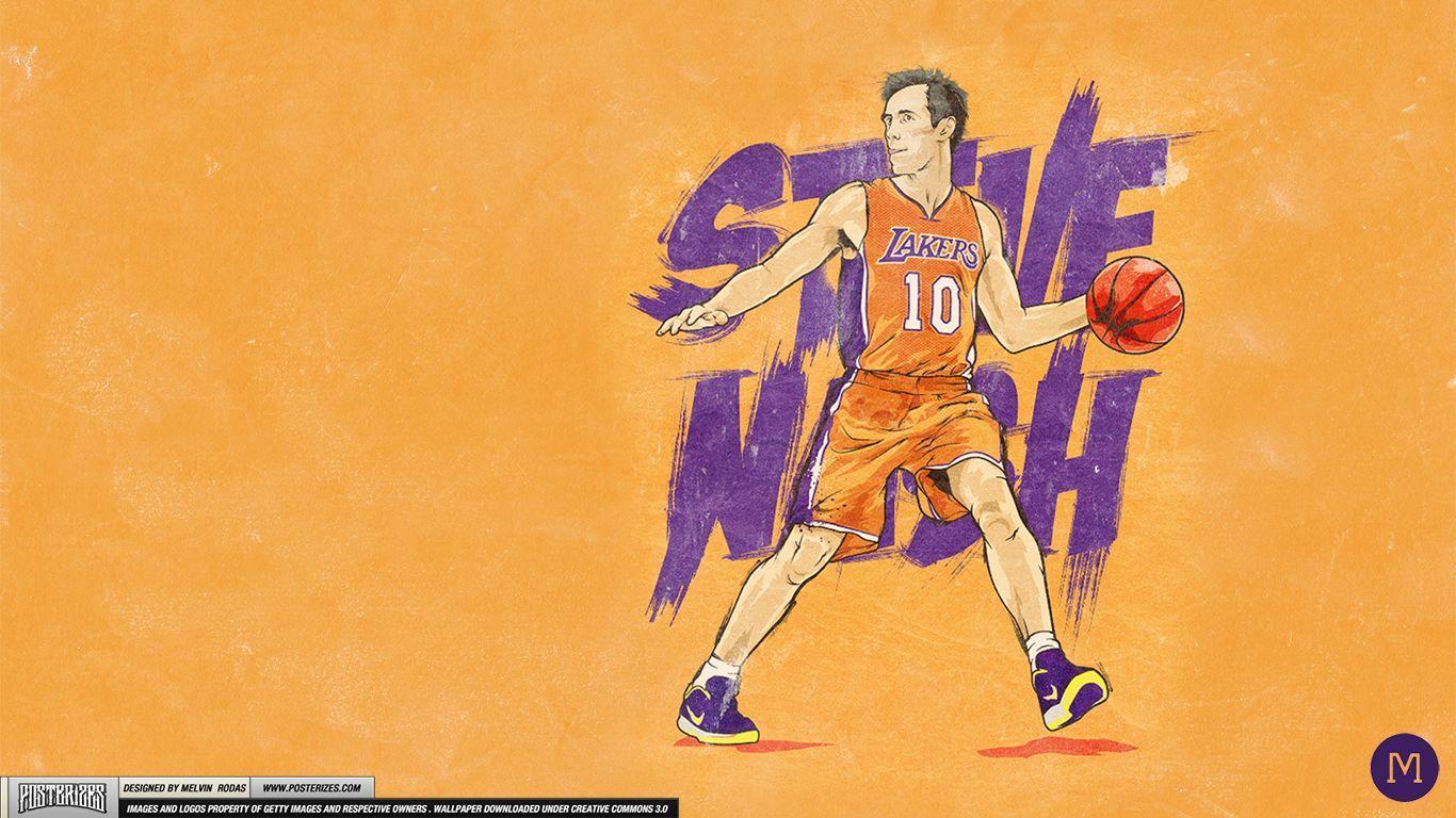 Steve Nash Lakers Thereturn Posterizes Nba 1366x768