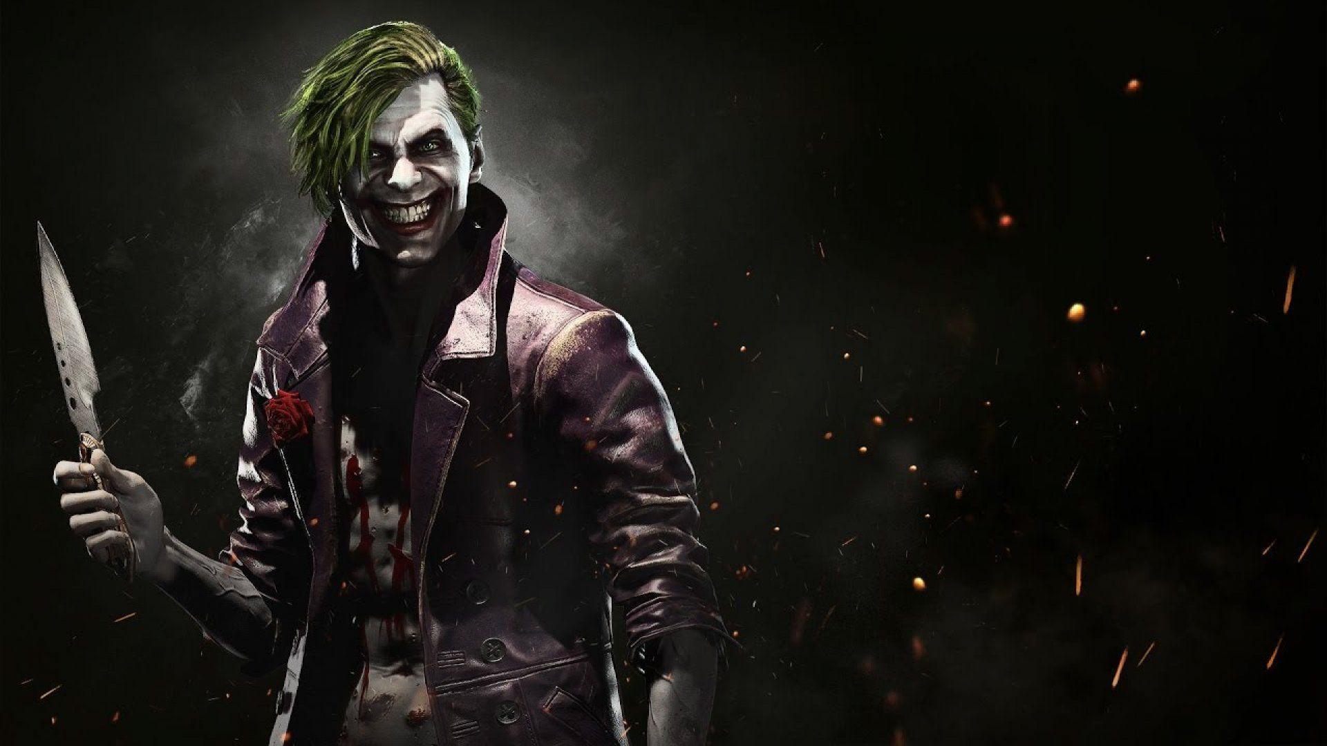Joker Injustice 2. Games HD 4k Wallpaper