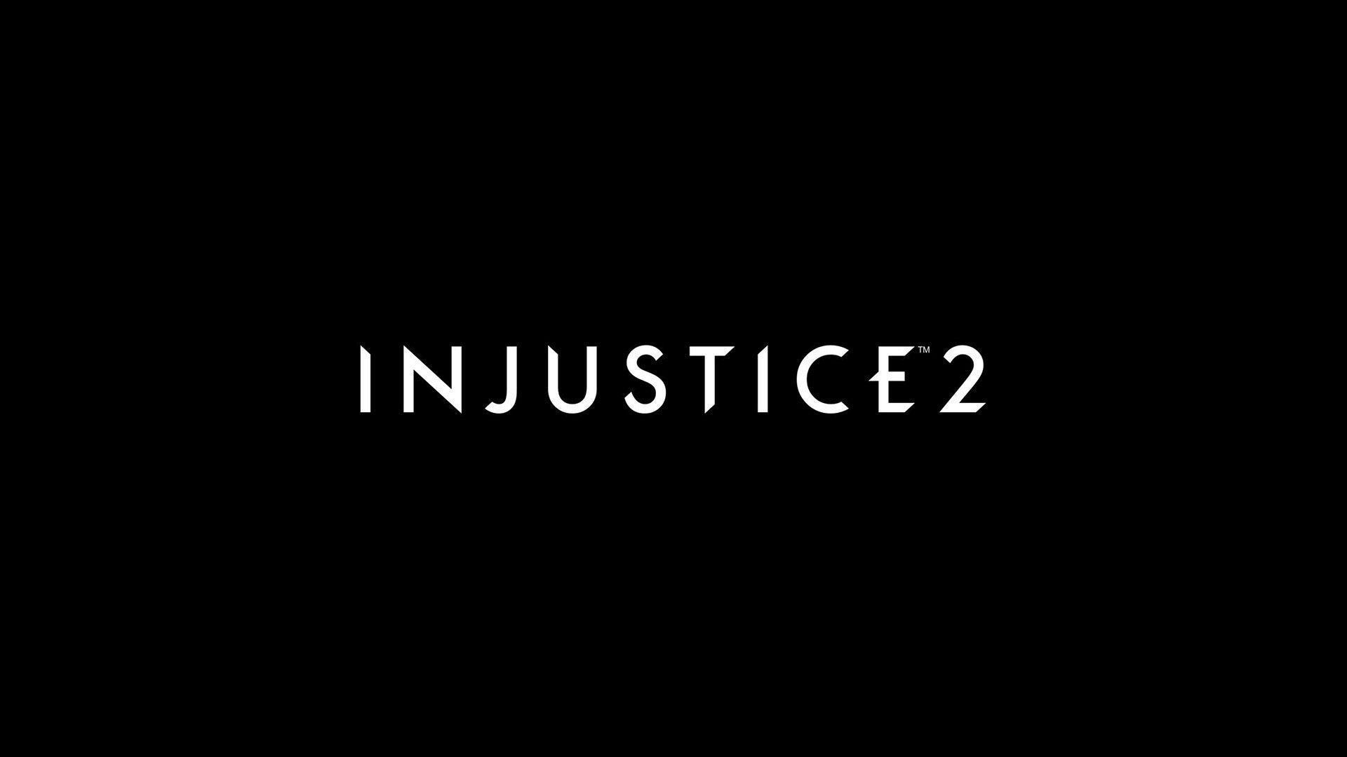 Injustice 2 Logo. Games HD 4k Wallpaper