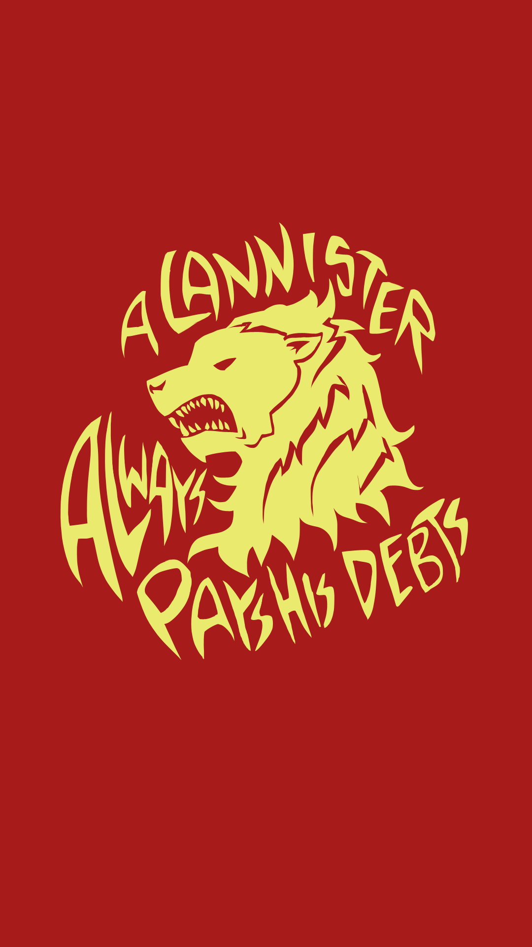 Game Of Thrones iPhone Wallpaper Lannister