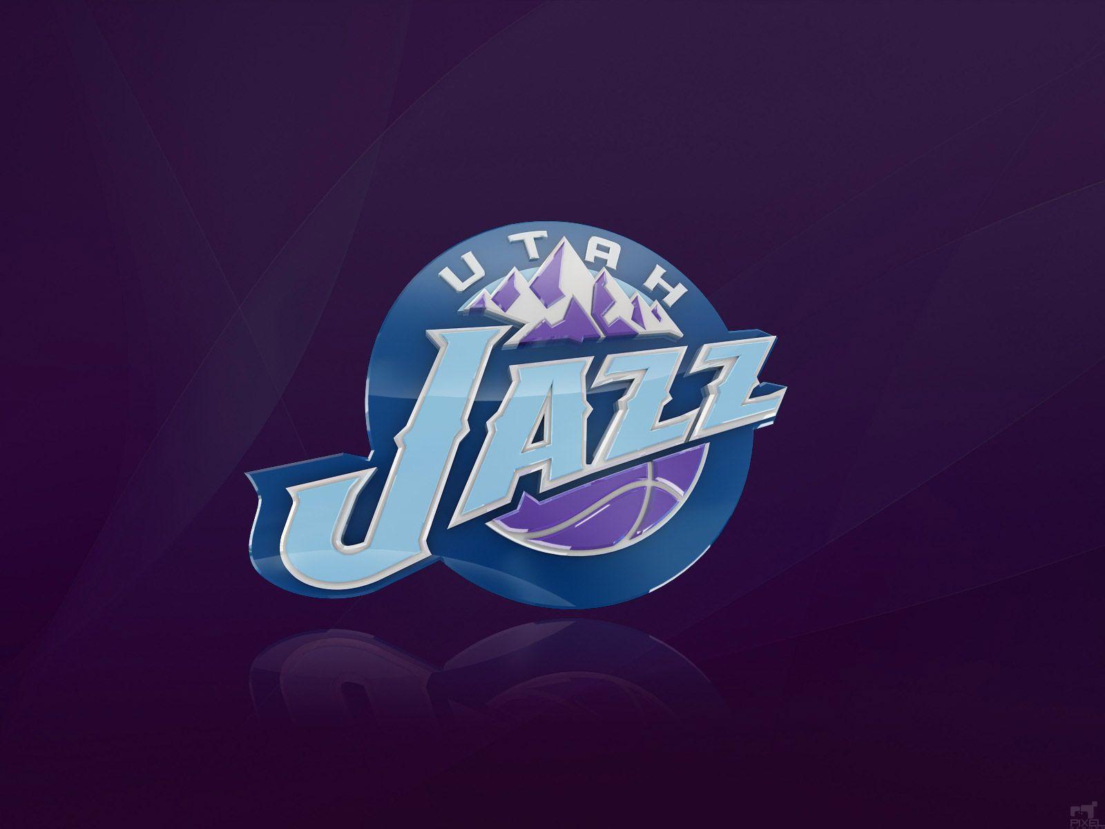 Utah Jazz 3D Logo Wallpaper. Basketball Wallpaper at