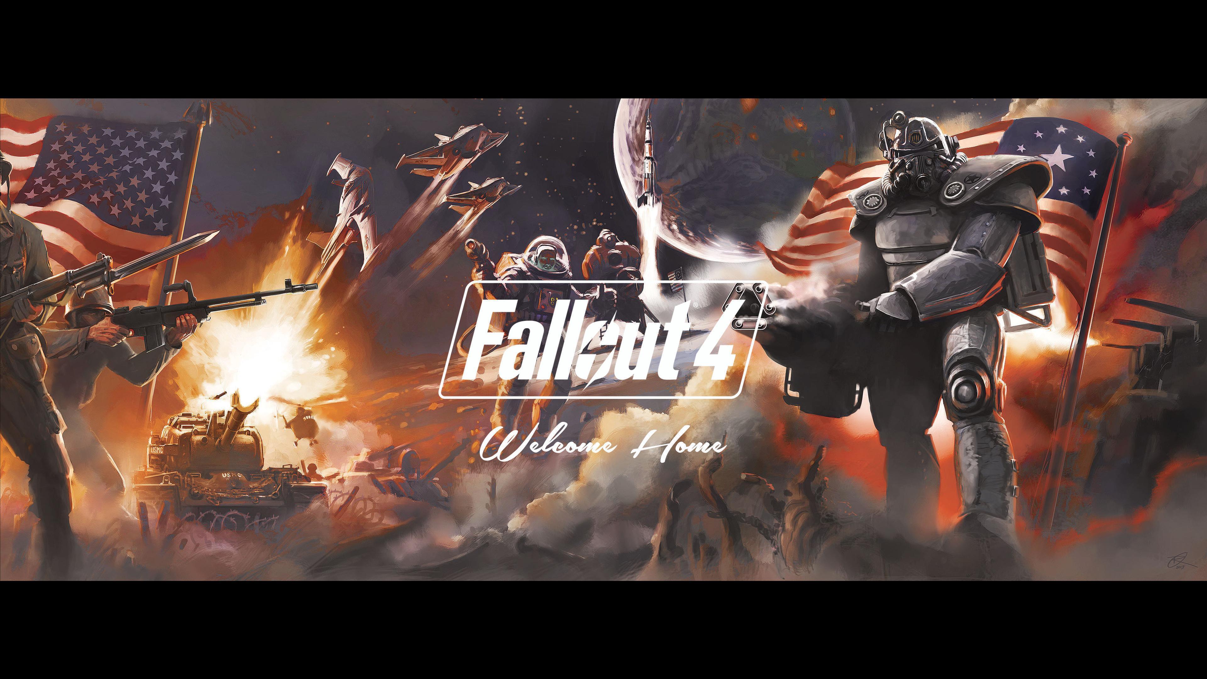 Fallout 4 Dual Monitor Wallpaper