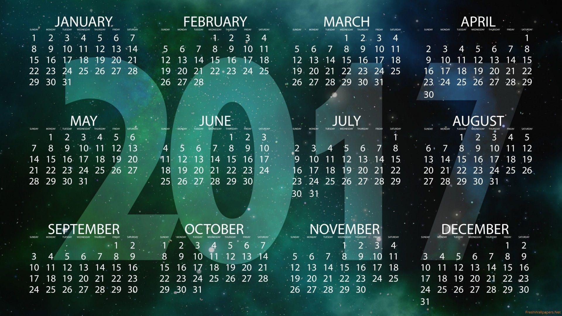 calendar wallpaper