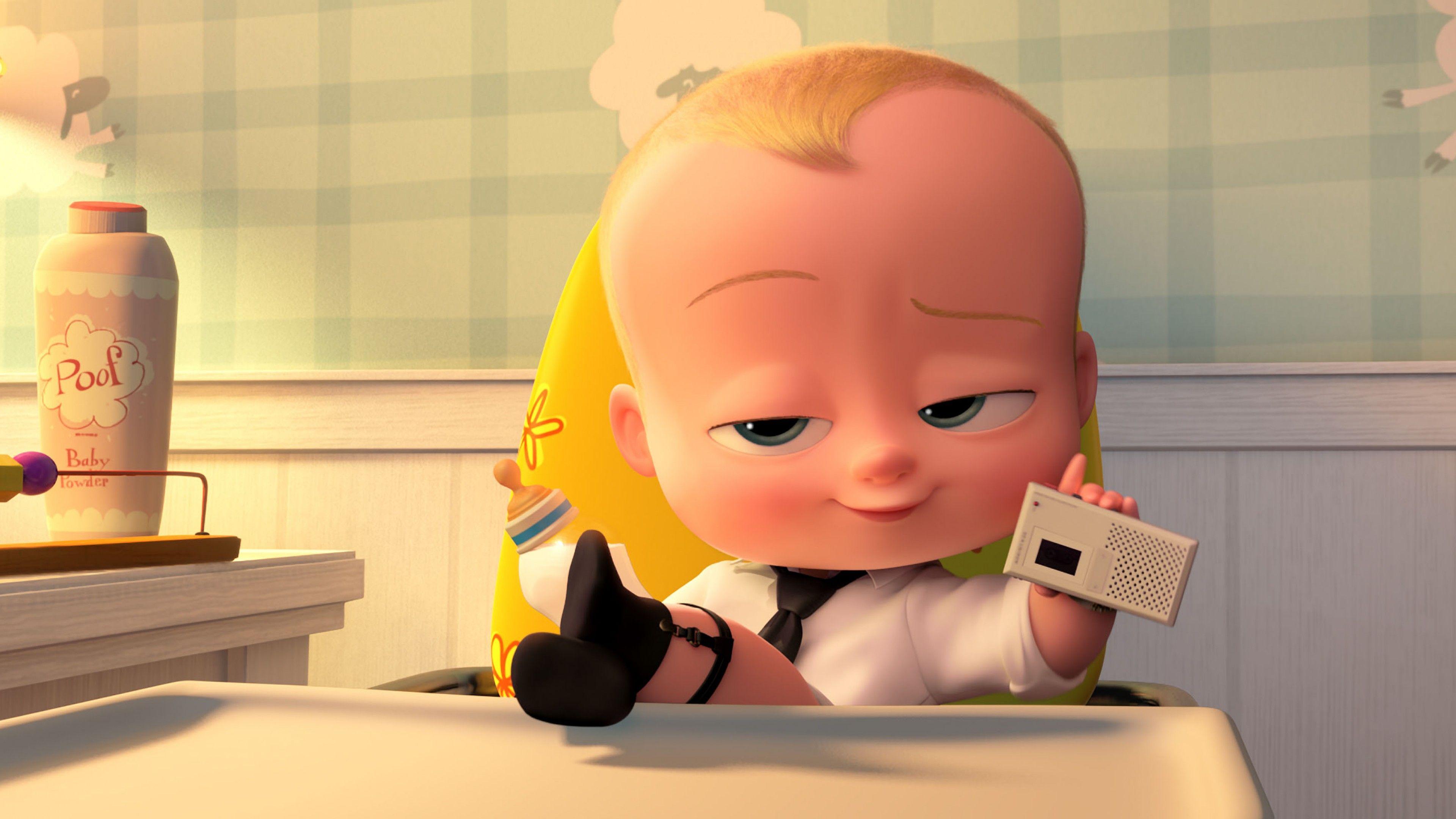 Wallpaper The Boss Baby, Animation, Baby, HD, 4K, Movies