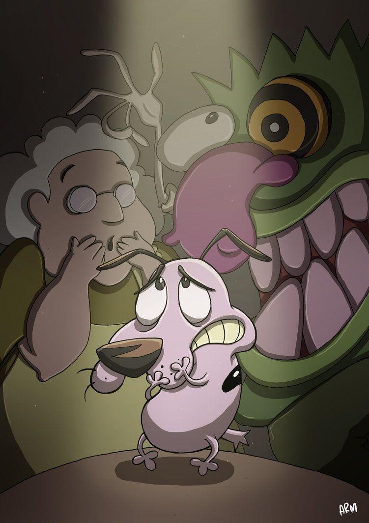 Courage the cowardly dog wallpaper. Phone Wallpaper