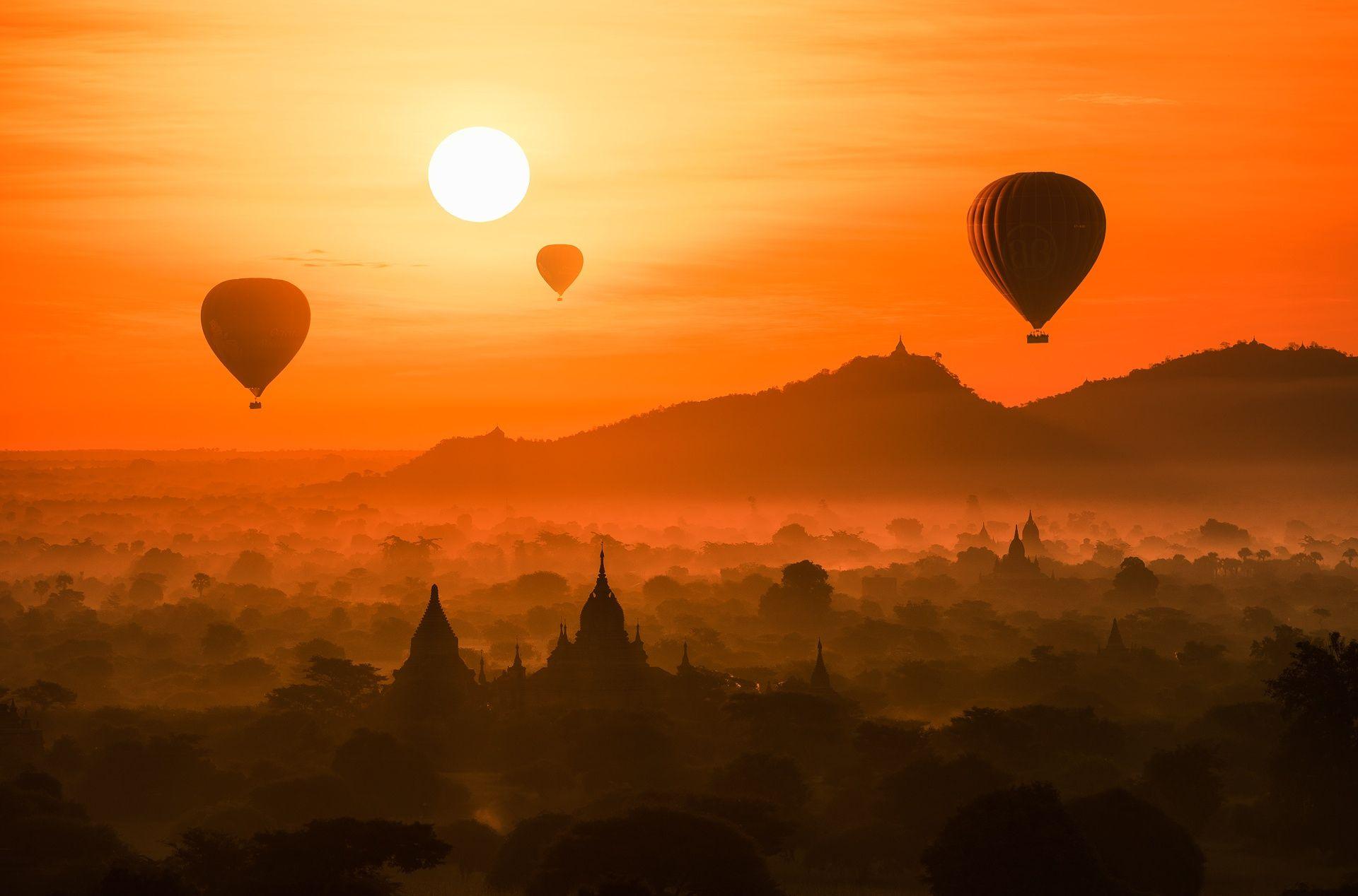 Bagan, Myanmar HD Wallpaper