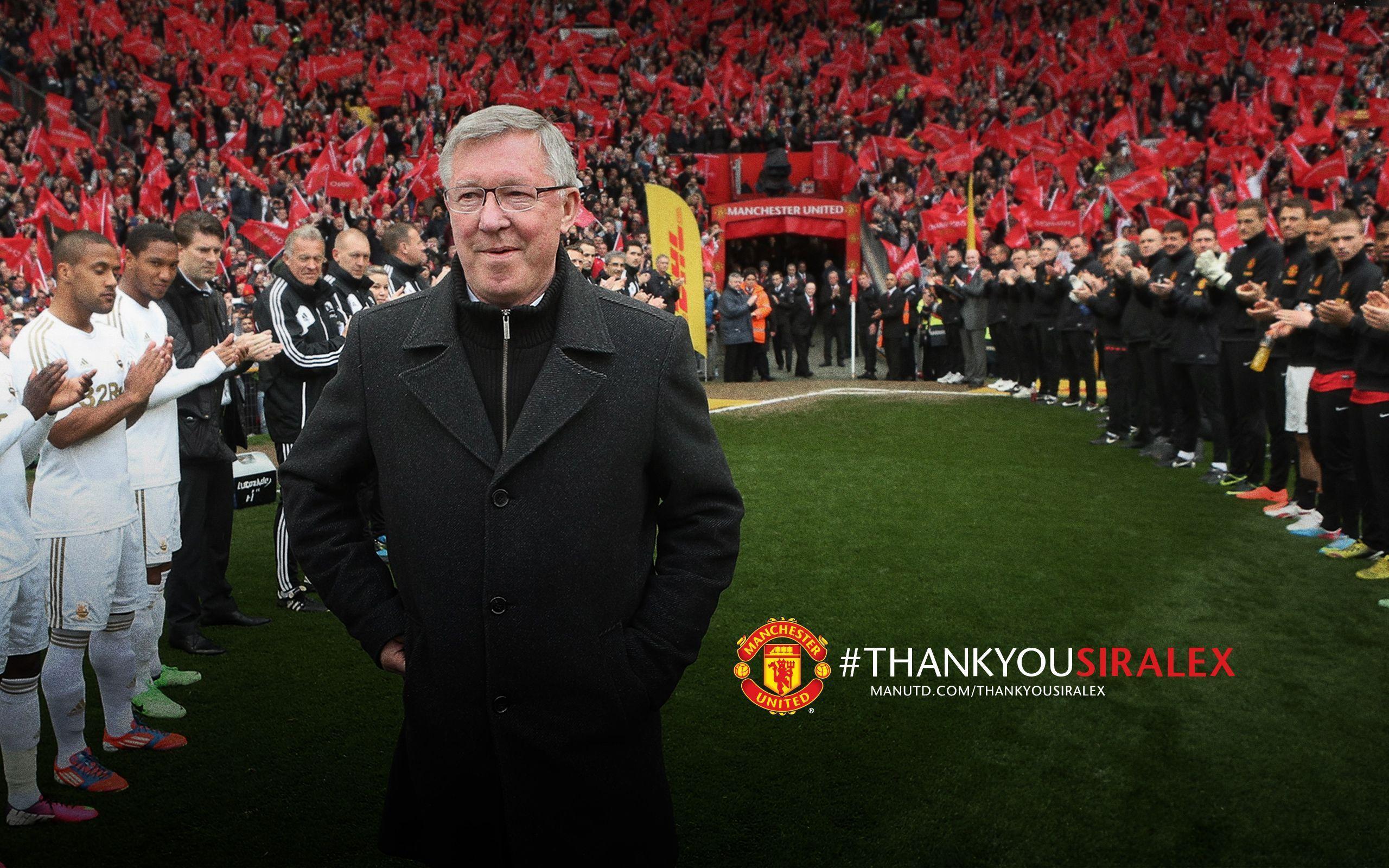 Thank You Sir Alex. Manchester United Wallpaper