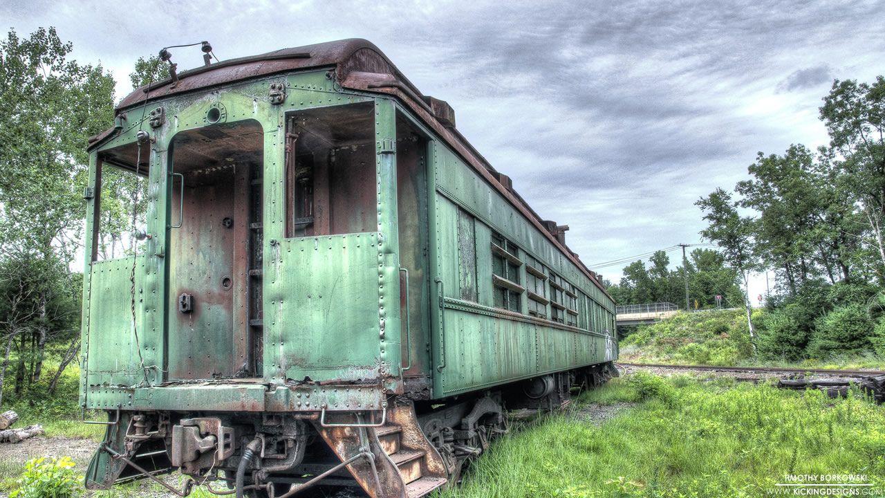 Abandoned Train Car 8 3 2014 Wallpaper Background. Kicking