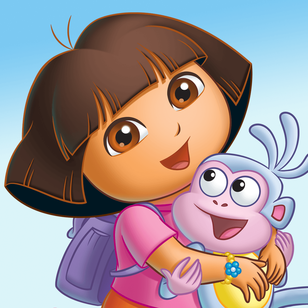 Boots and Dora in Dora the Explorer Series Free Wallpaper