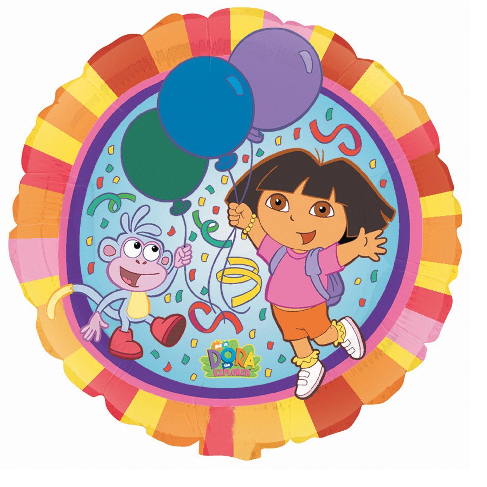 Dora the Explorer Balloons wallpaper _ Dora123.COM_Games, Coloring