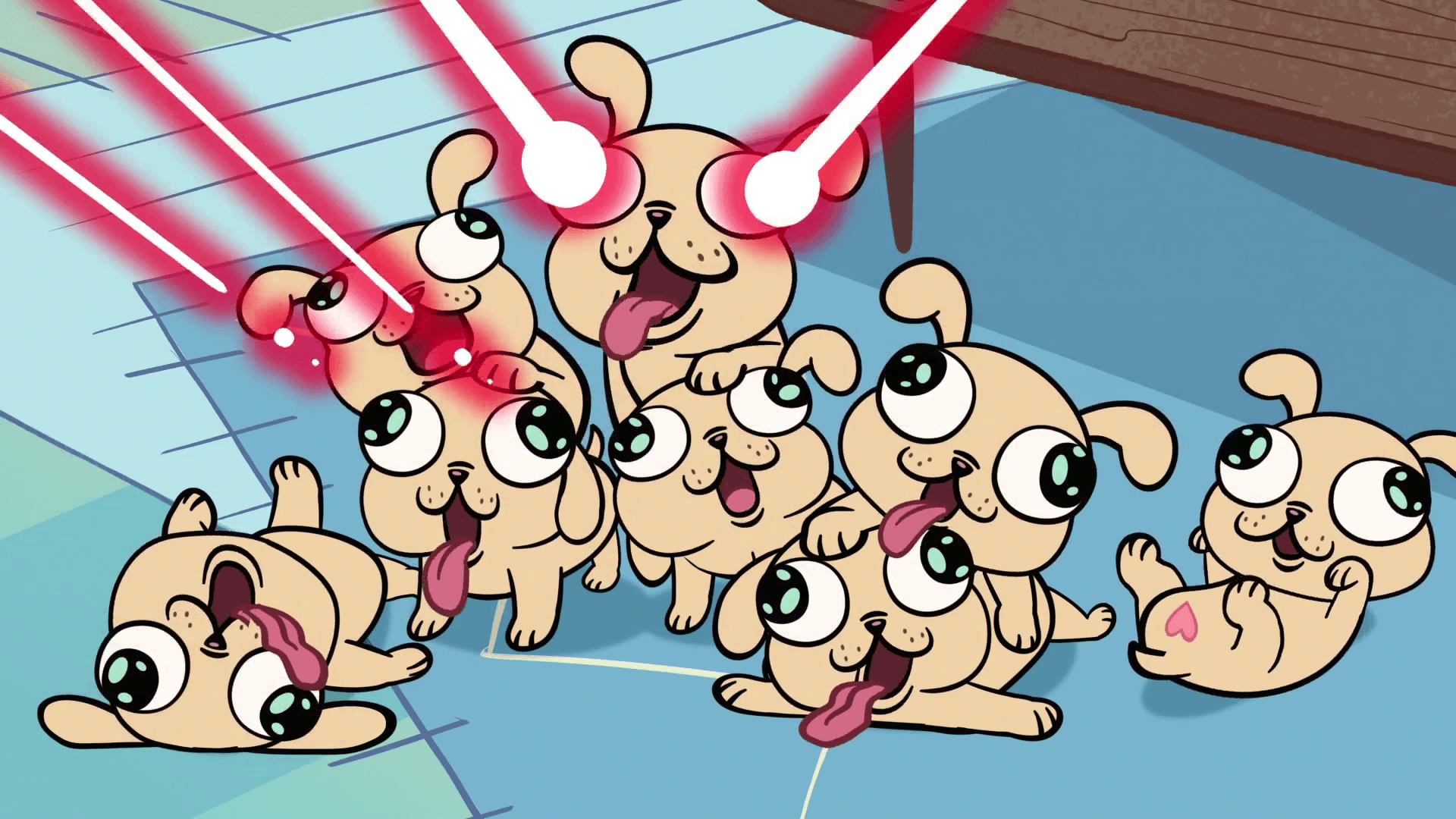 Laser puppies. Star vs. the Forces of Evil Wiki powered