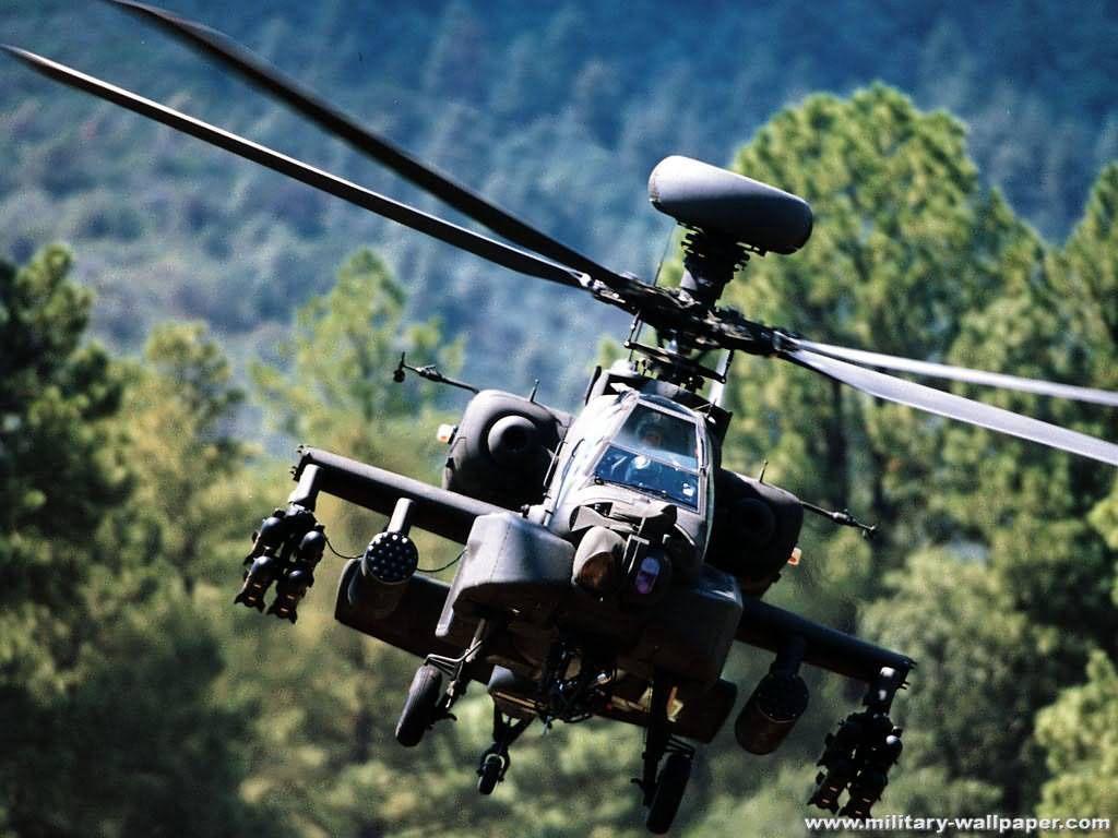 Free Apache Helicopter Wallpaper