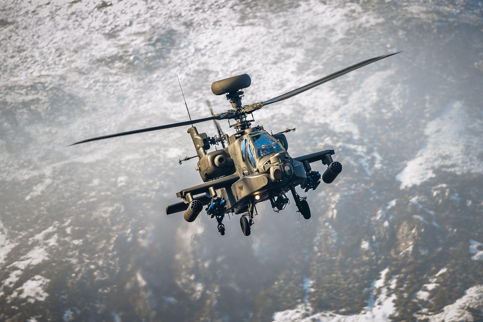 Free Apache Helicopter Wallpaper