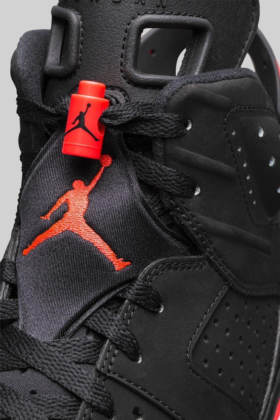 Air Jordan 6 Black / Infrared 23 • KicksOnFire.com