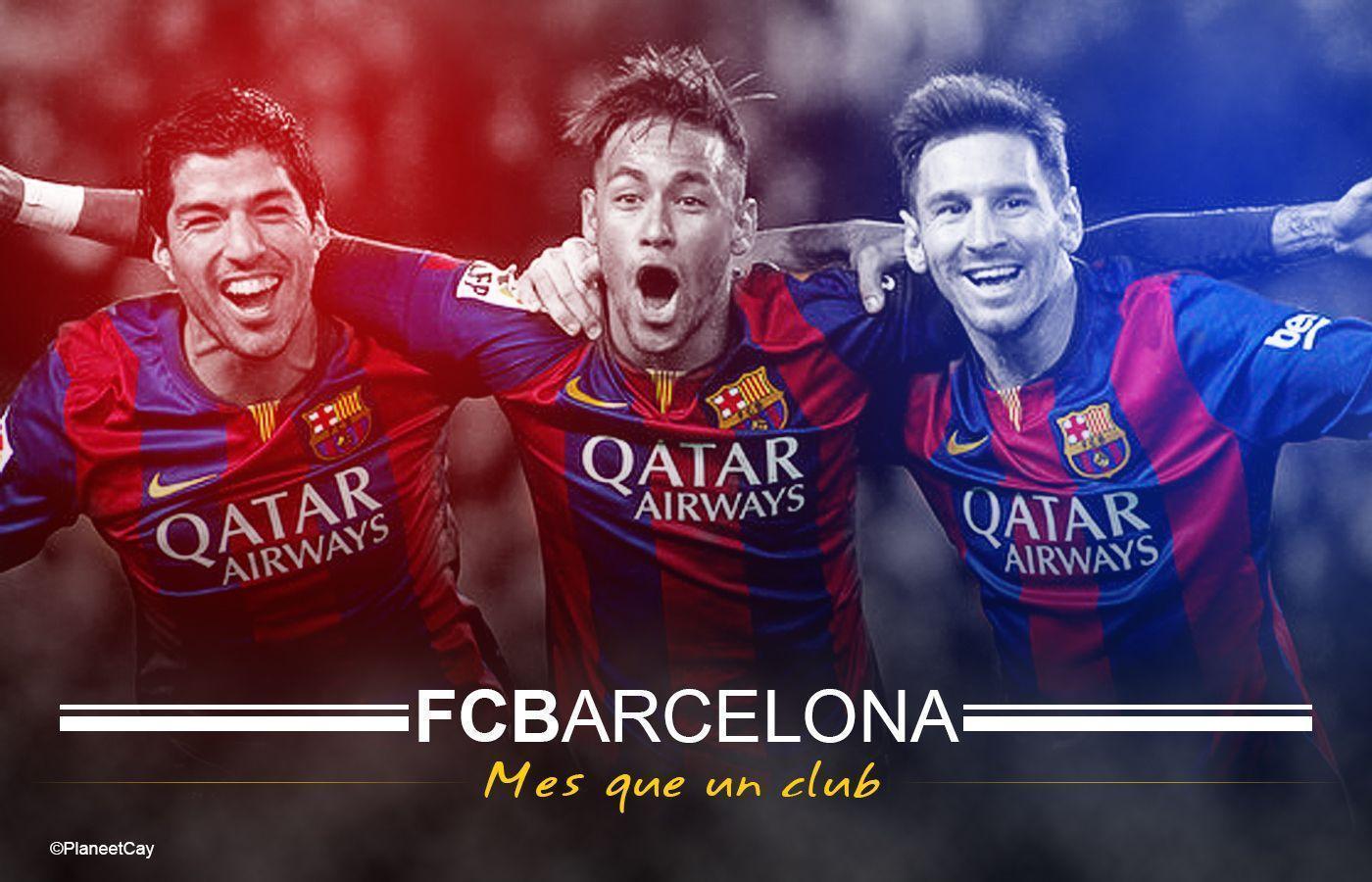 FC Barcelona Suarez Neymar Messi