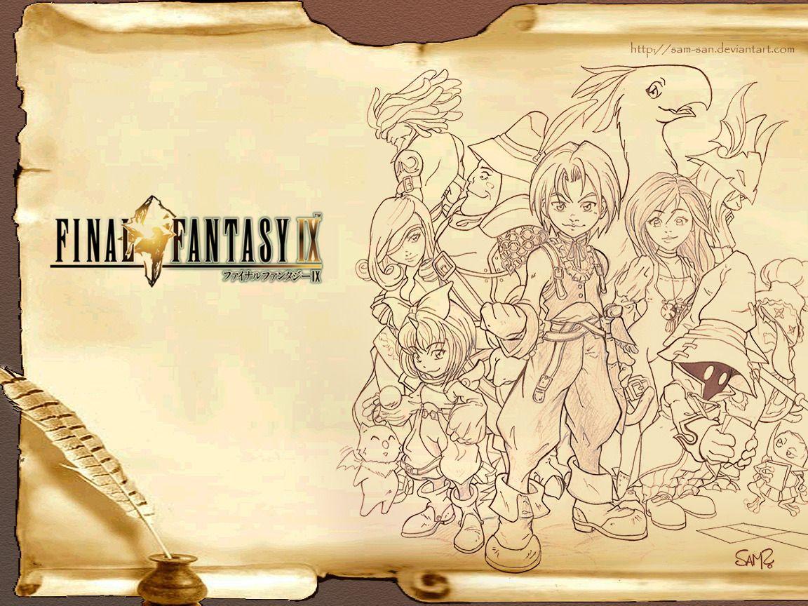 Final Fantasy IX: Arte, Sketches, Wallpaper y Mas!!