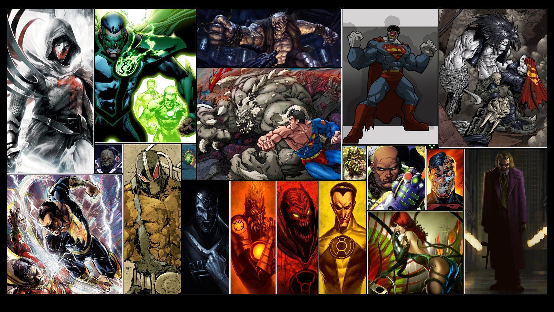 DC Comics Super Villains Computer Wallpaper, Desktop Background