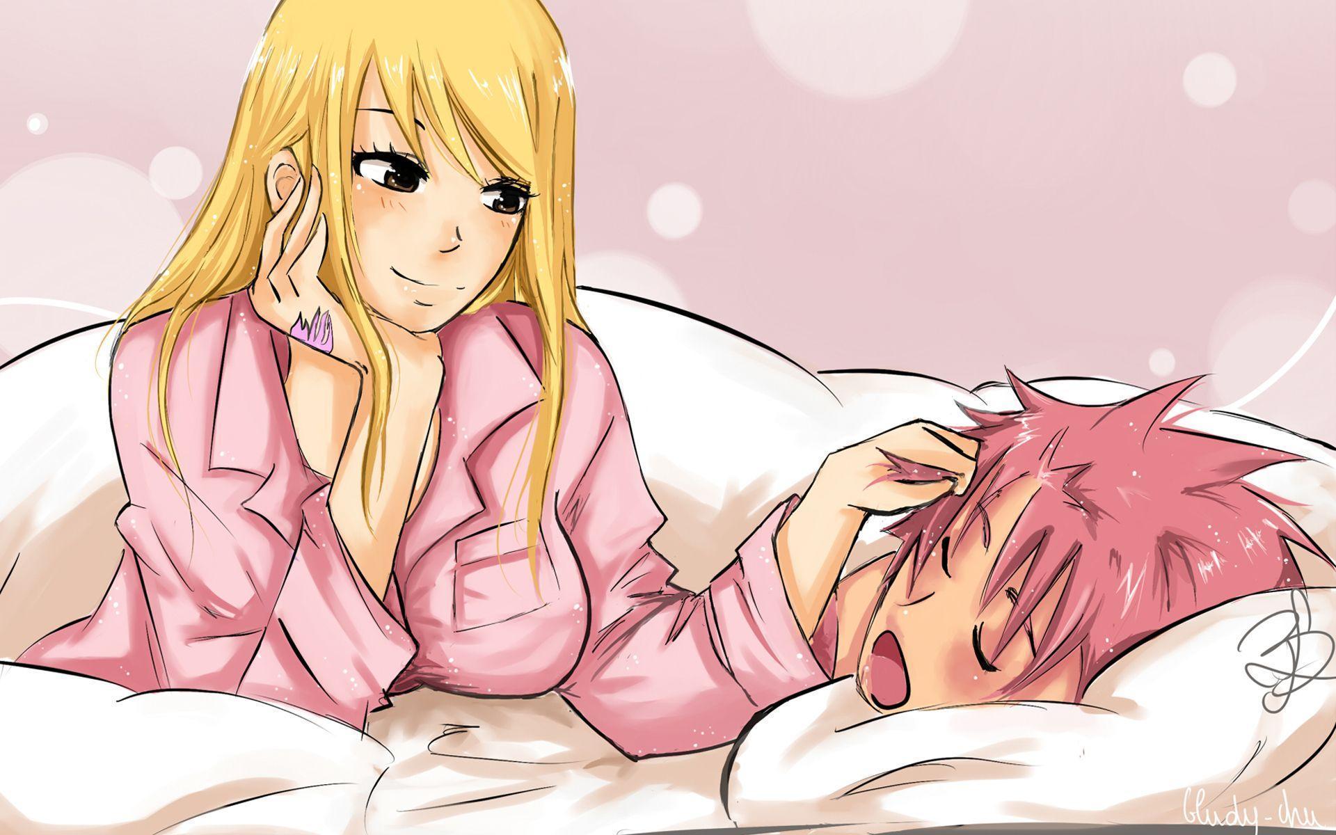 Natsu And Lucy Wallpaper iPhone