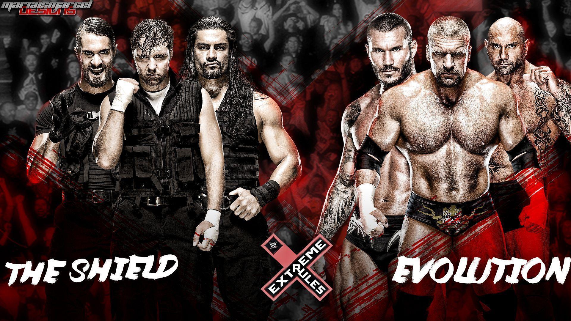 Extreme Rules Shield vs The Evolution