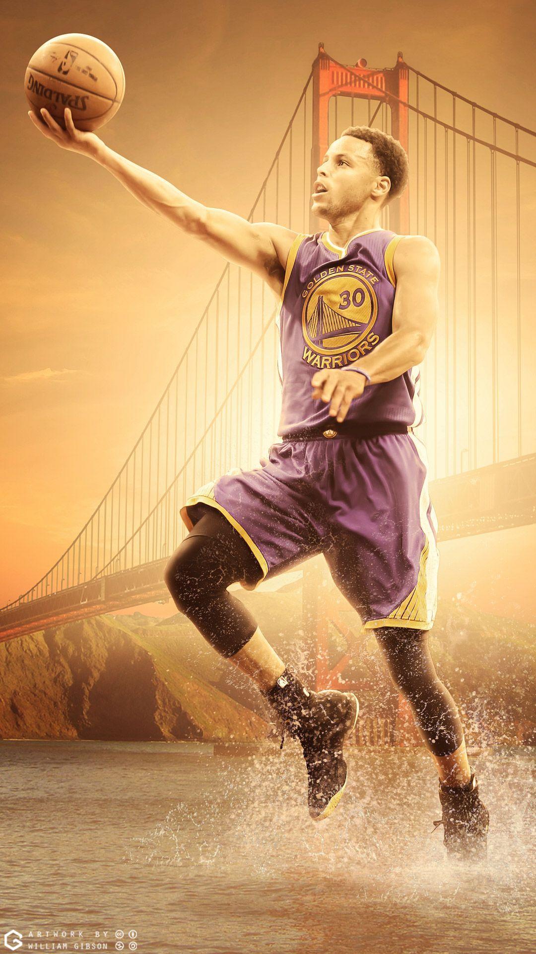 Stephen Curry Warriors Mobile Wallpaper. Basketball Wallpaper at