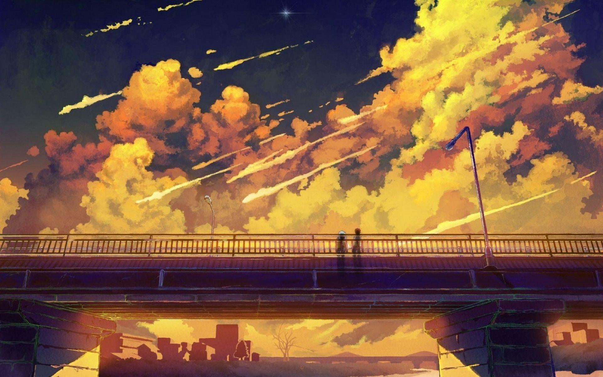 Anime Wallpaper: Anime Scenery Wallpaper Photo with HD Wide