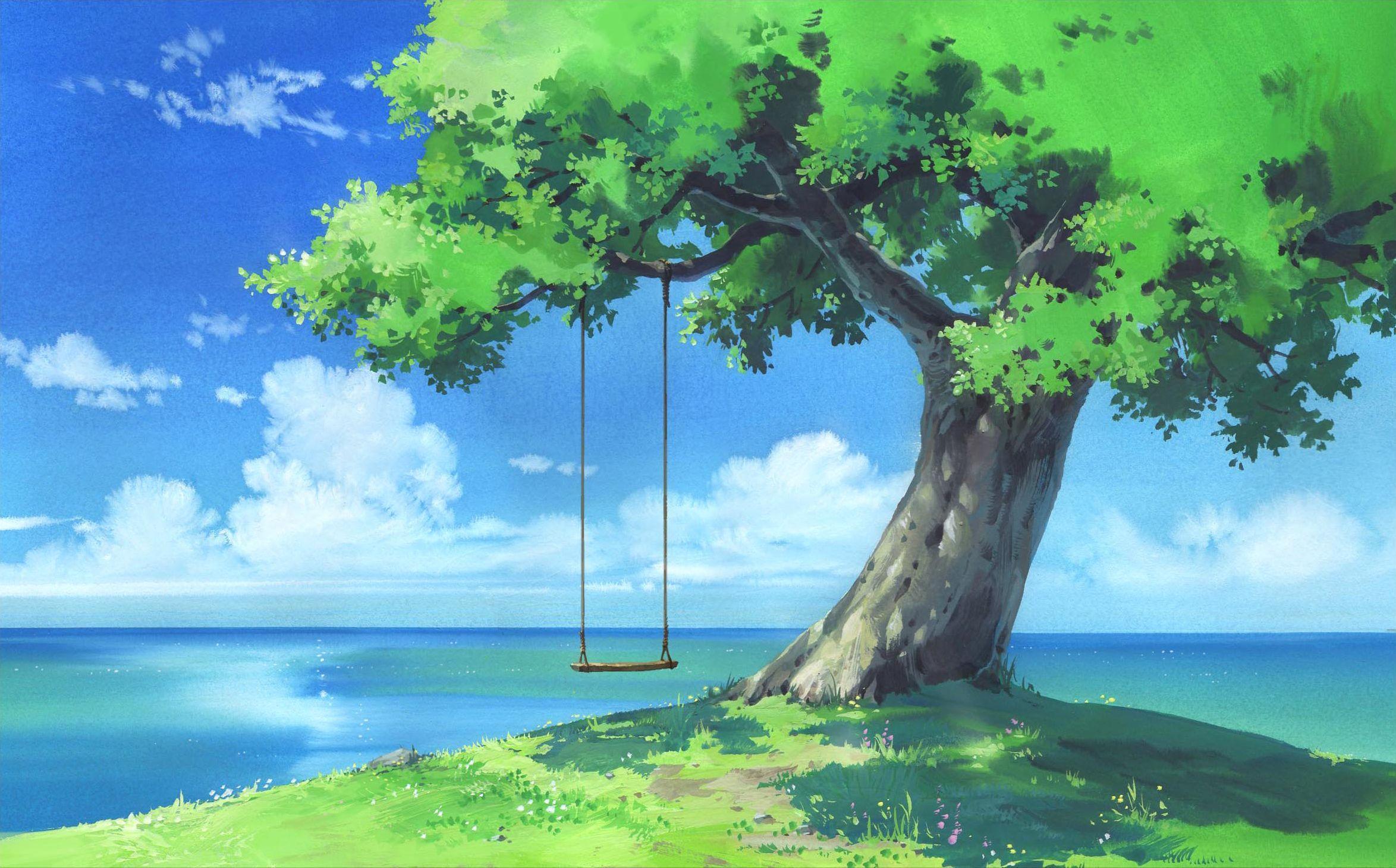 Anime Scenery wallpaper. Anime background. Scenery