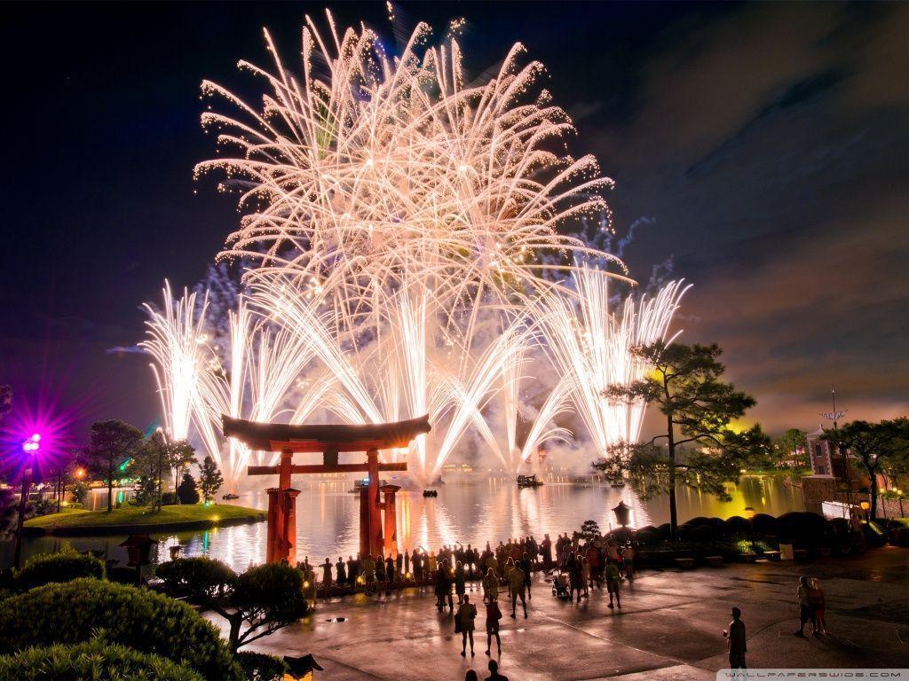 Walt Disney World Fireworks HD desktop wallpaper, Widescreen