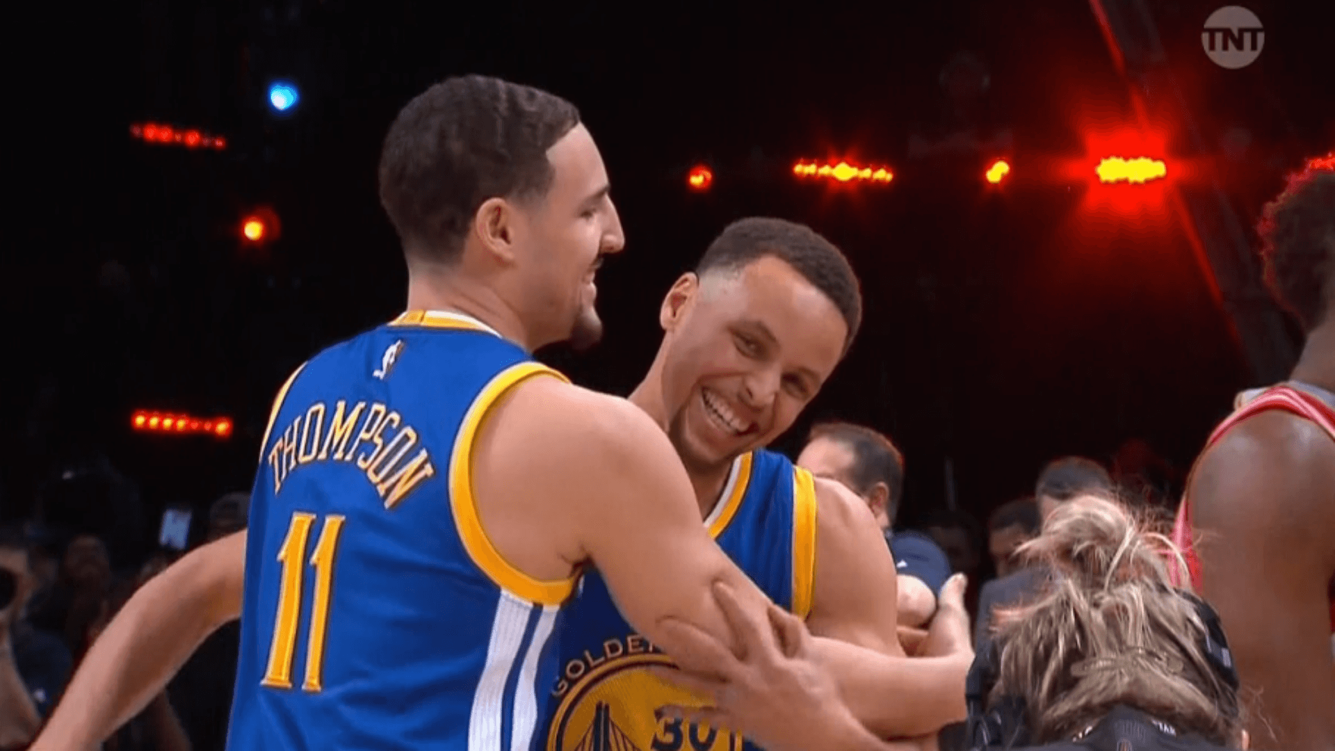 Klay Thompson finally beat Stephen Curry at something. NBA
