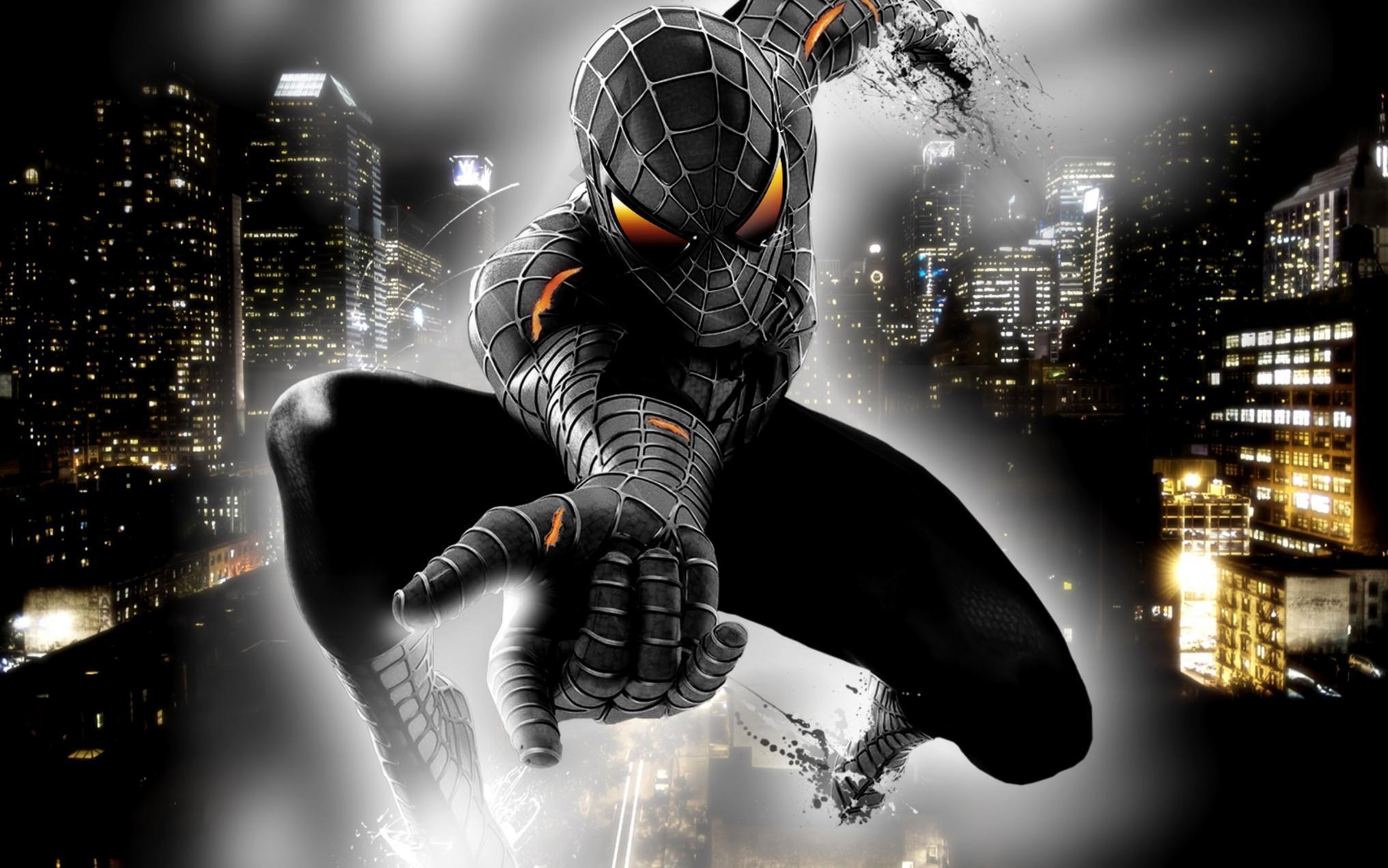 Black Spiderman iPhone Wallpaper HD