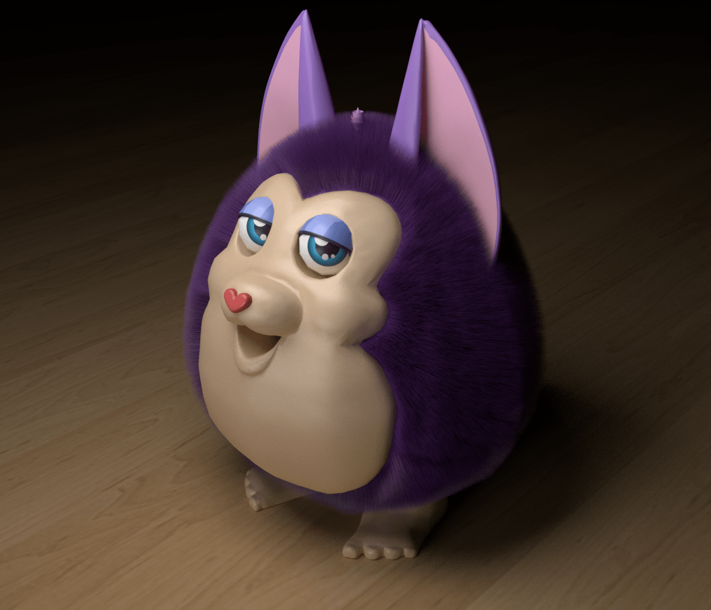 Tattletail but it actually has fur