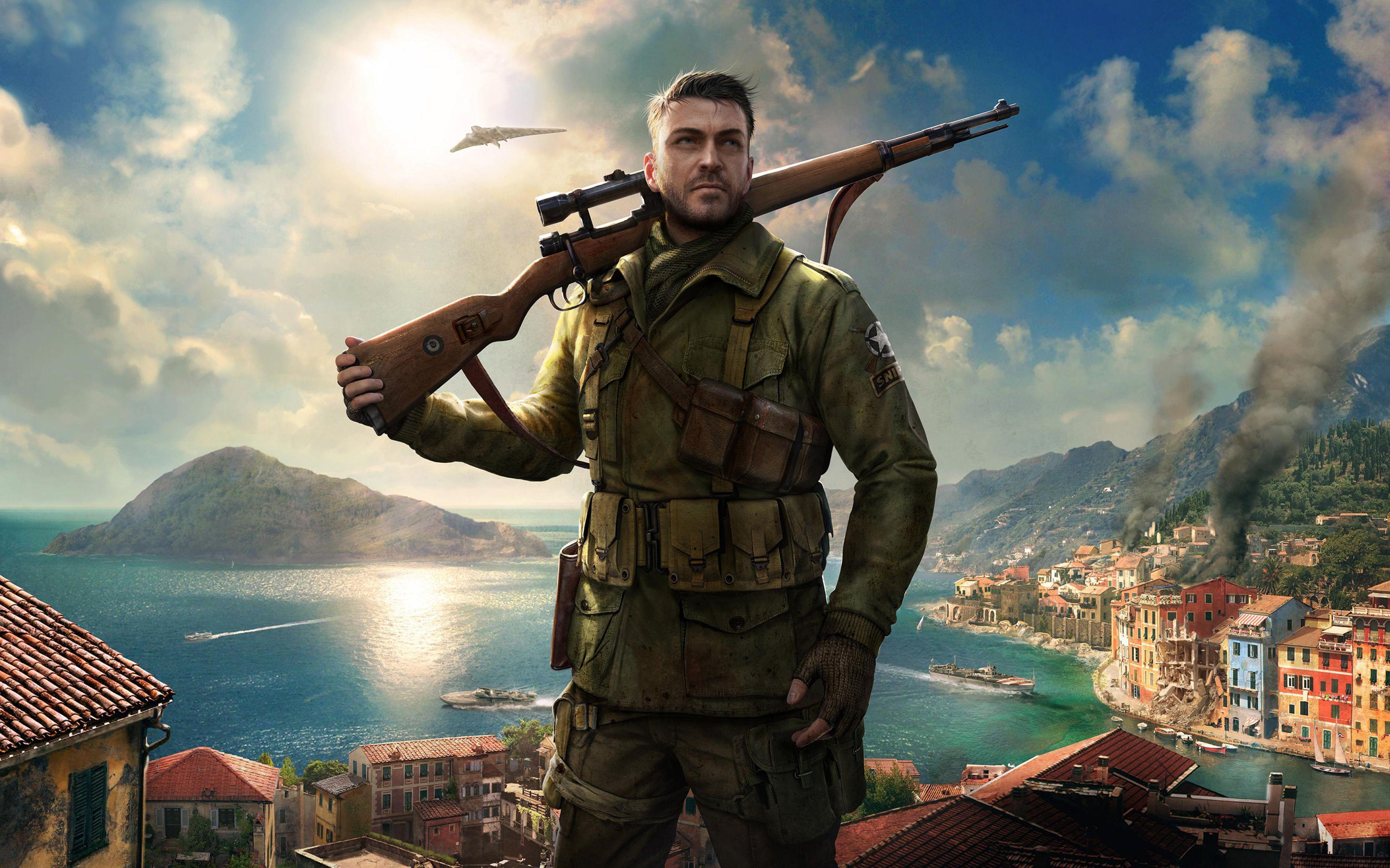 Sniper Elite 4 Game 4K Wallpaper